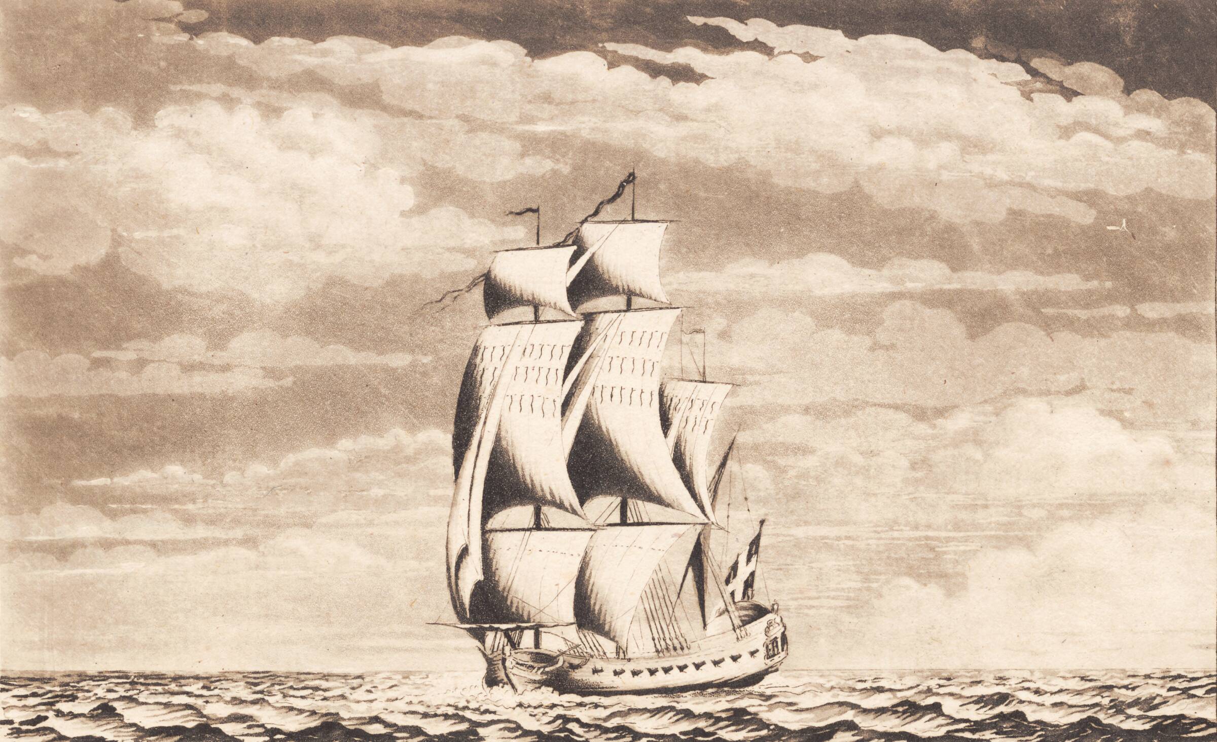 Suite af skibe, J.F. Clemens, 1748-1831
