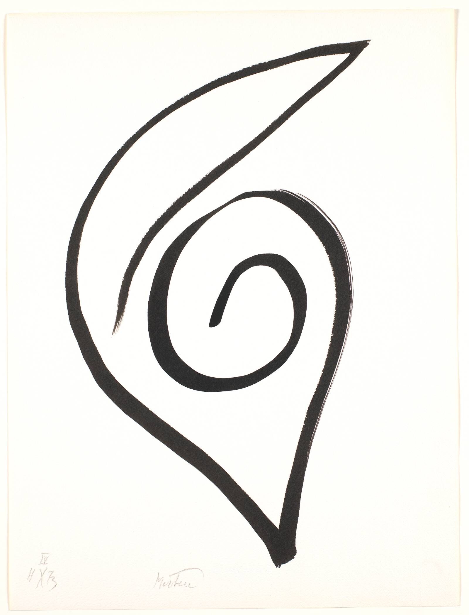 Penseltegn, Richard Mortensen, 1973