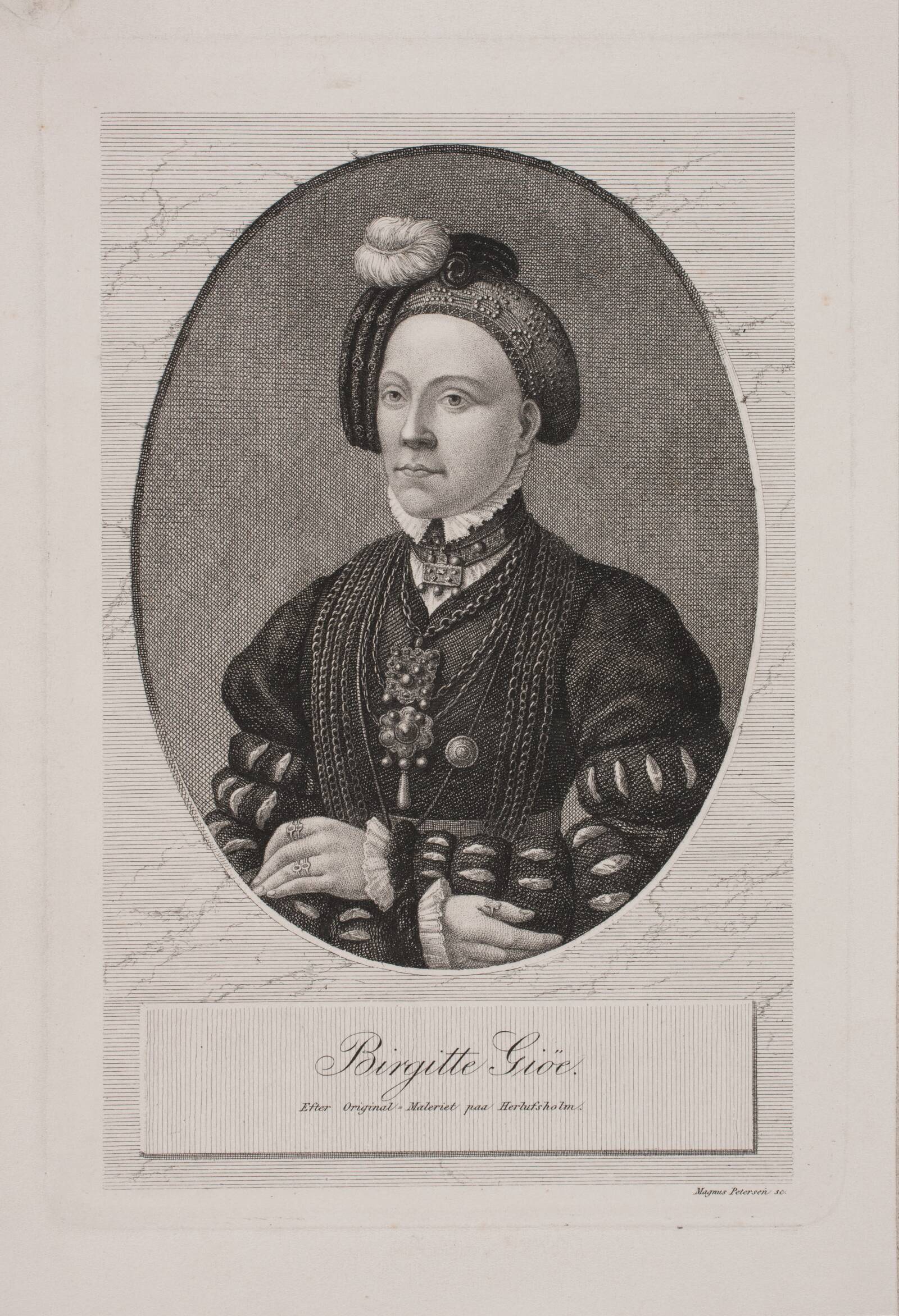 Birgitte Giøe, Julius Magnus-Petersen, 1865