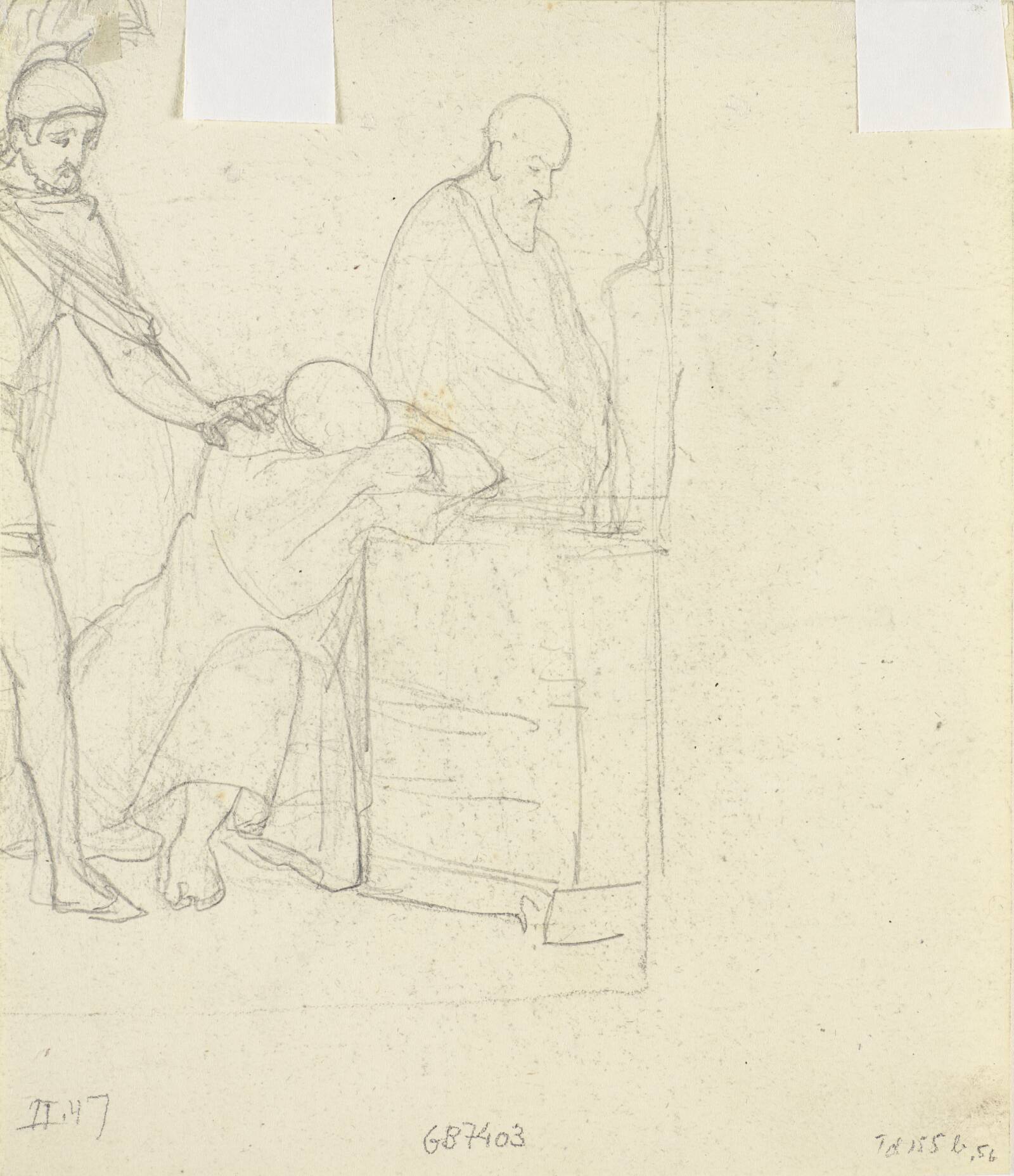 Antik figurscene, Wilhelm Marstrand, 1810-1873