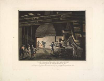Une grande forge en Norwége