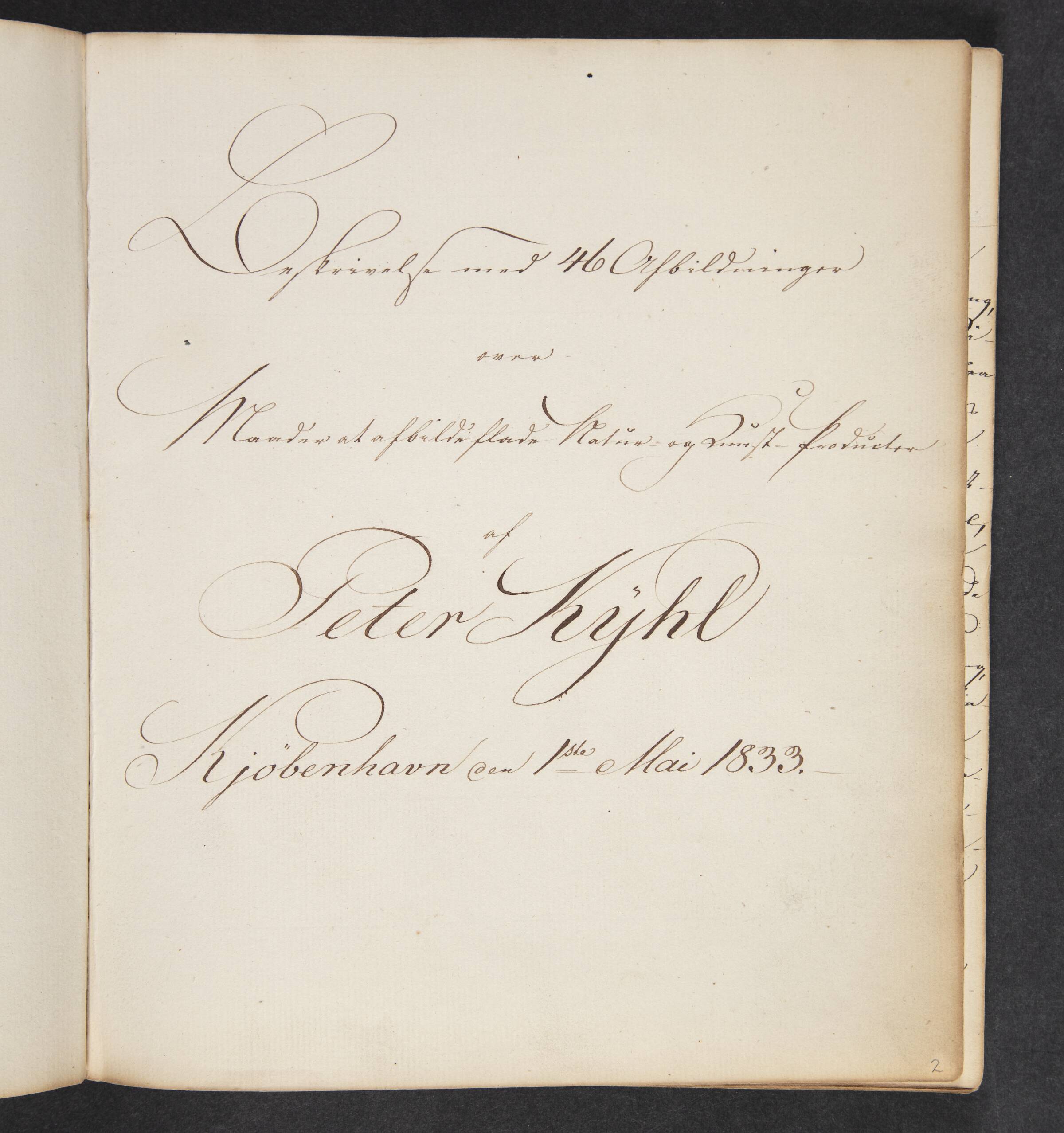 Beskrivelse med 46 Afbildninger om Maader at afbilde flade Natur- og Kunst-producter, Peter Larsen Kyhl, 1833