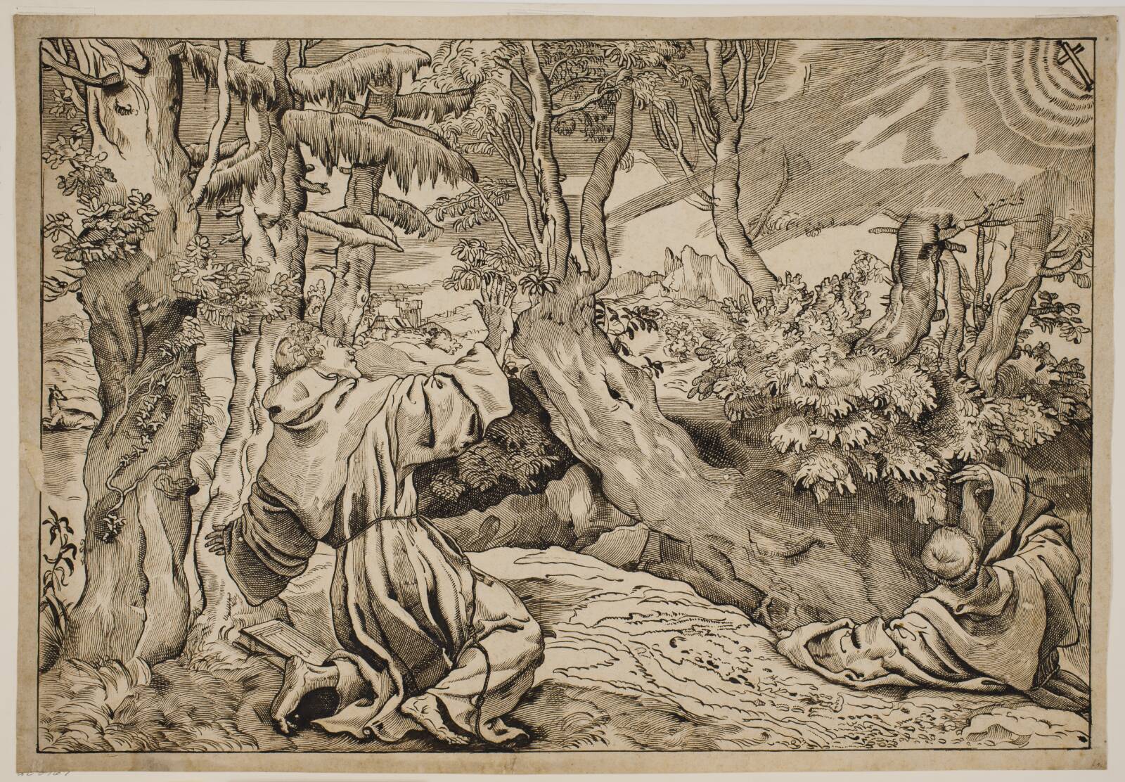 Den hellige Frans modtager stigmata, Ubekendt, 1530-1629