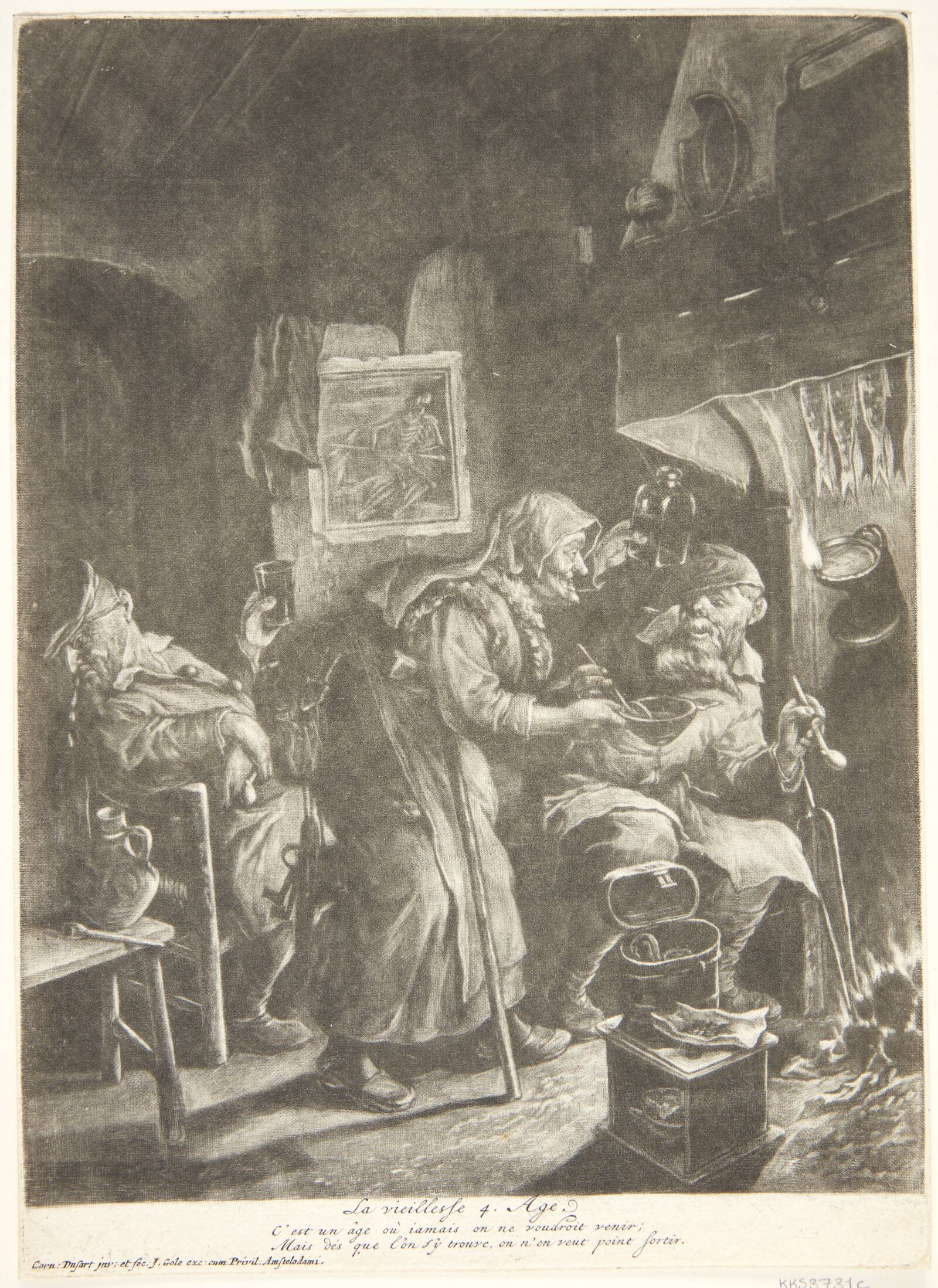Alderdom, Cornelis Dusart, 1660-1704