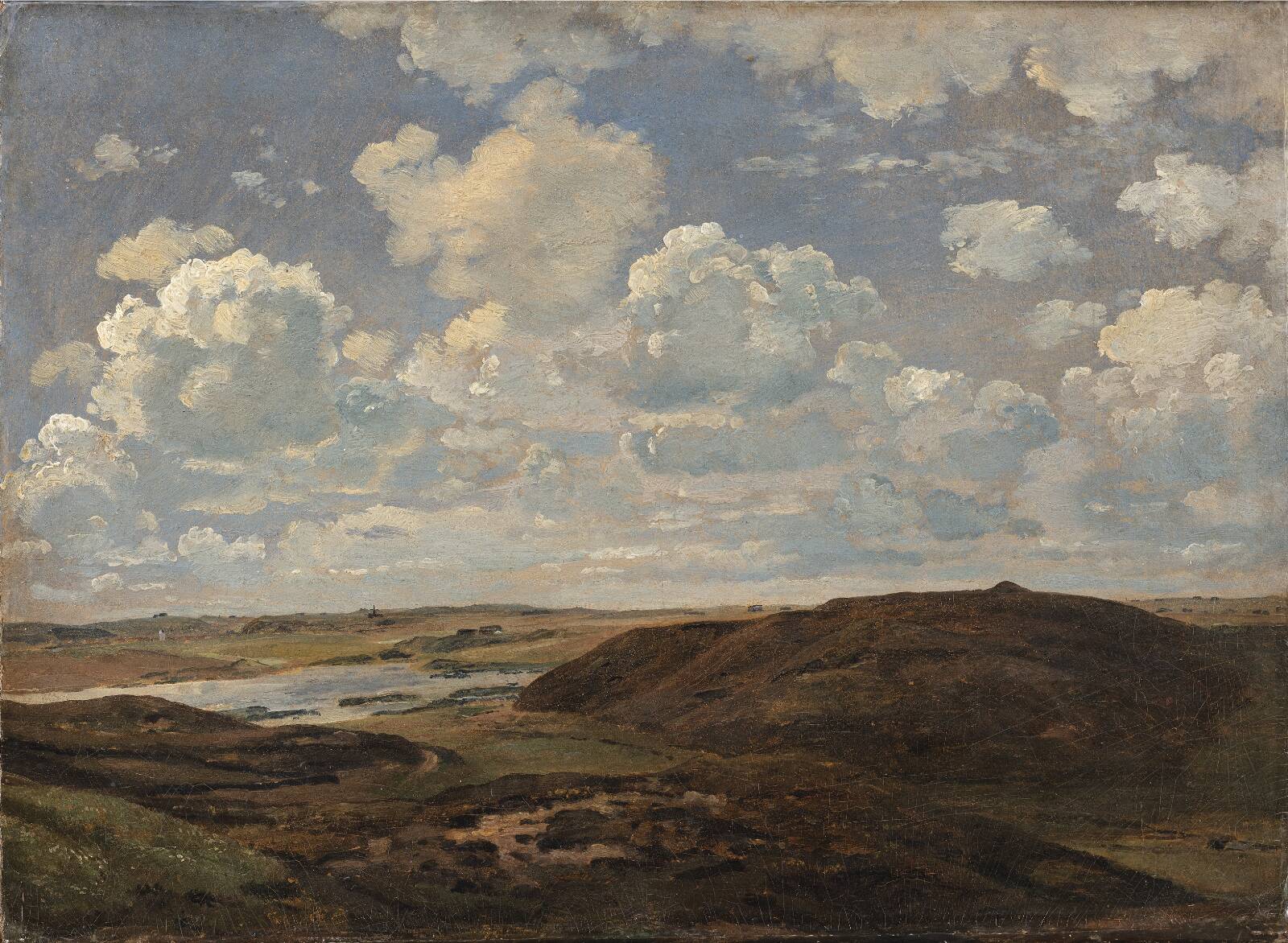 Landskab ved Tørring, Dankvart Dreyer, 1843