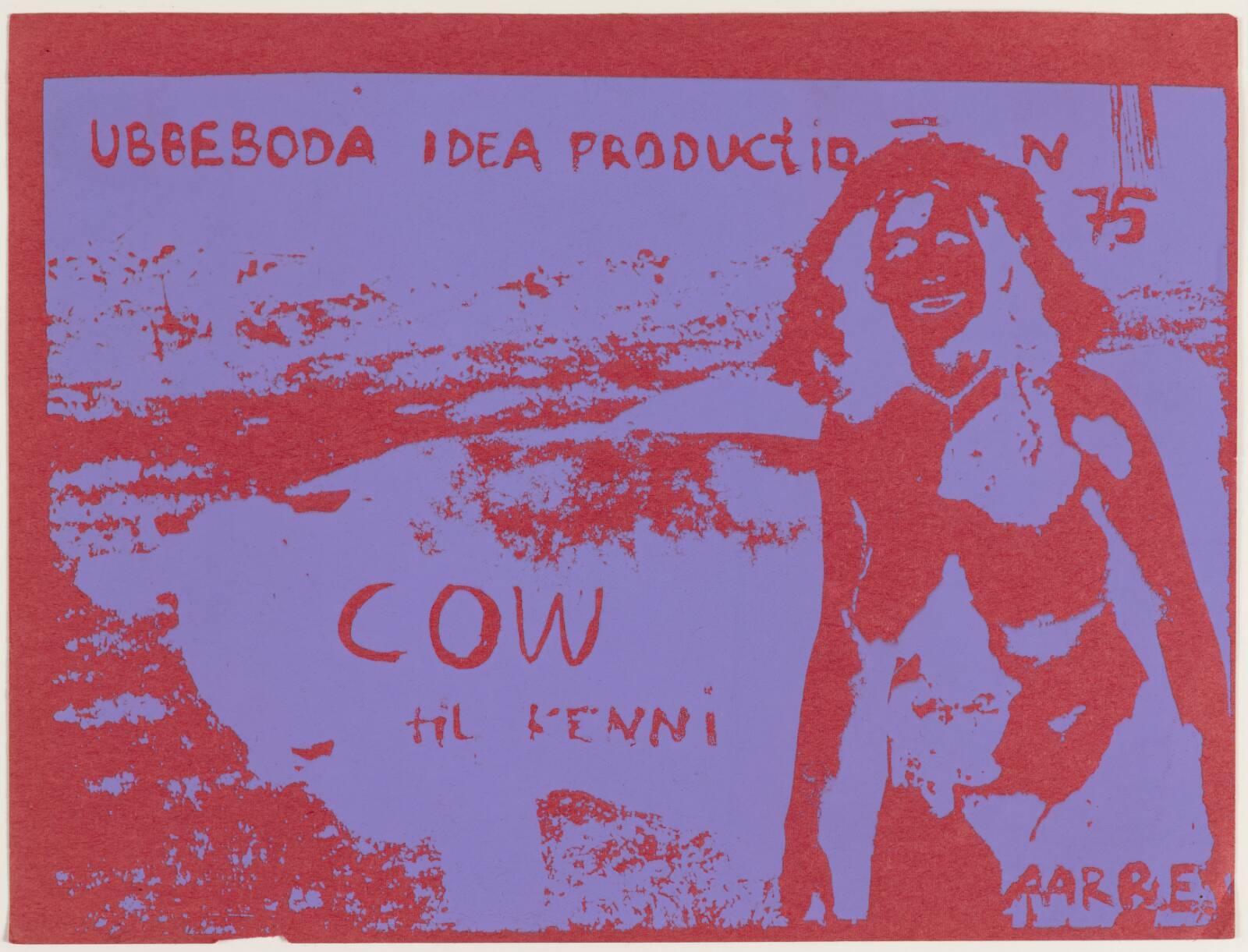 Cow Performance, Mette Aarre, 1975