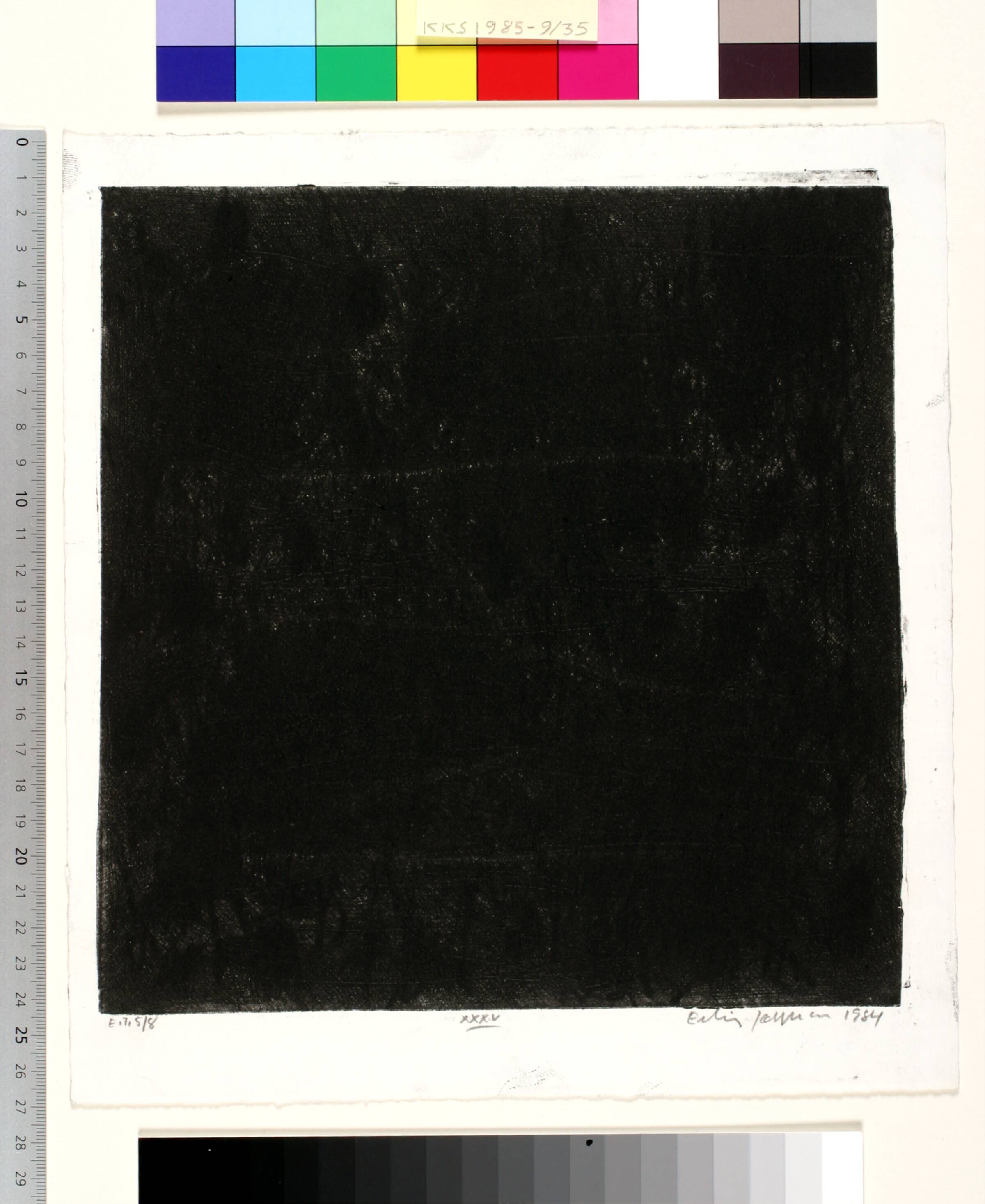 Dagbogsblad XXXV, Erling Jørgensen, 1984