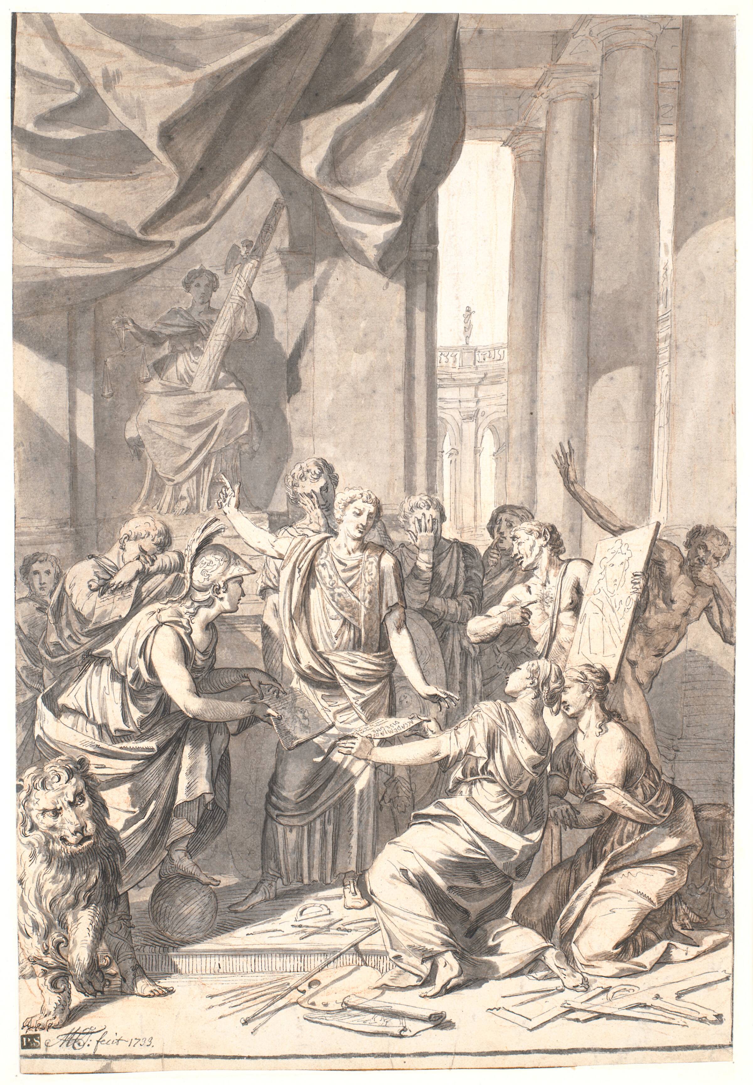 Il Trionfo della Prepotenza, Marcus Tuscher, 1733