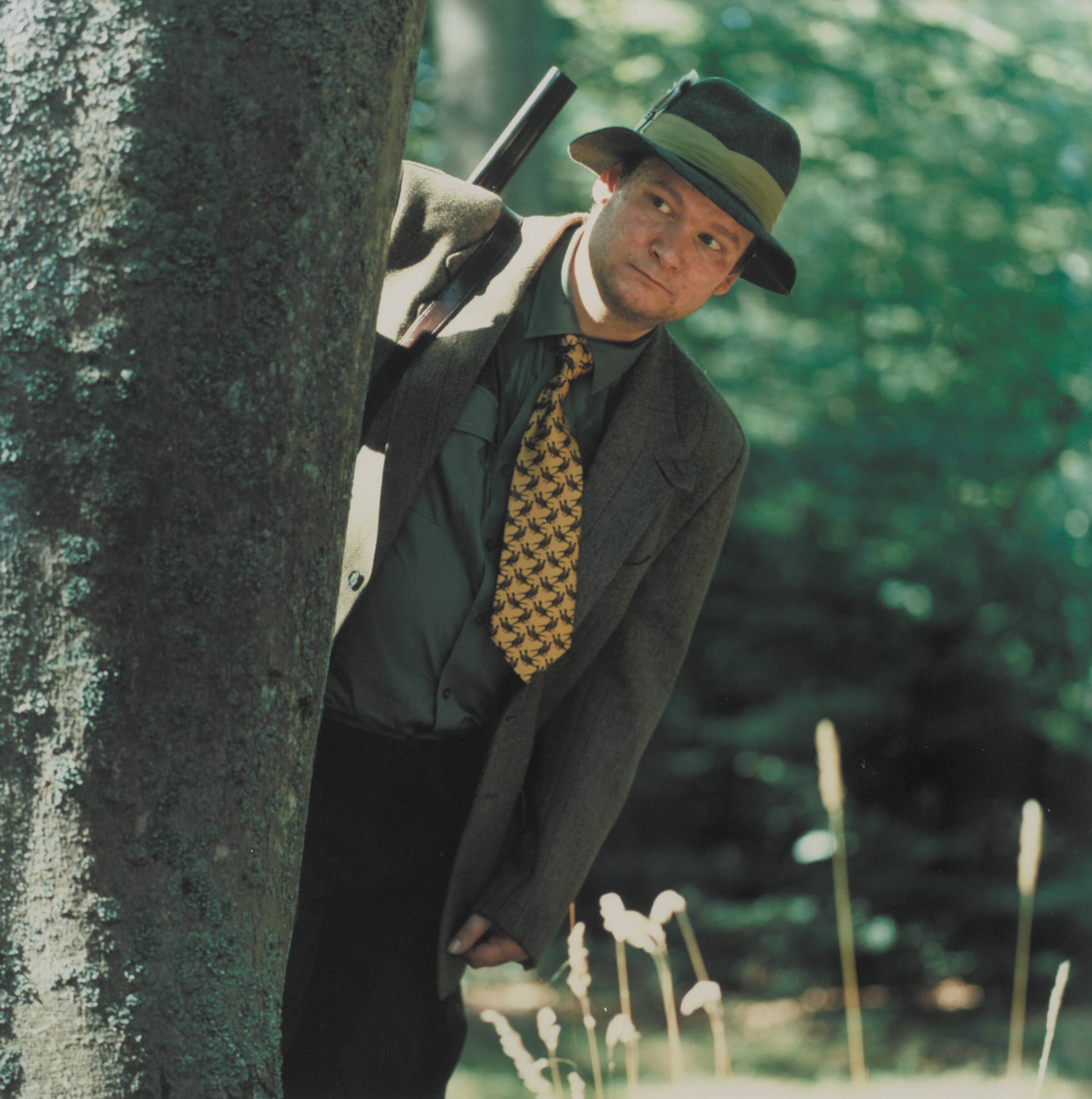 The Lake (The hunter looks from behind a tree) 2, Peter Land, 1999