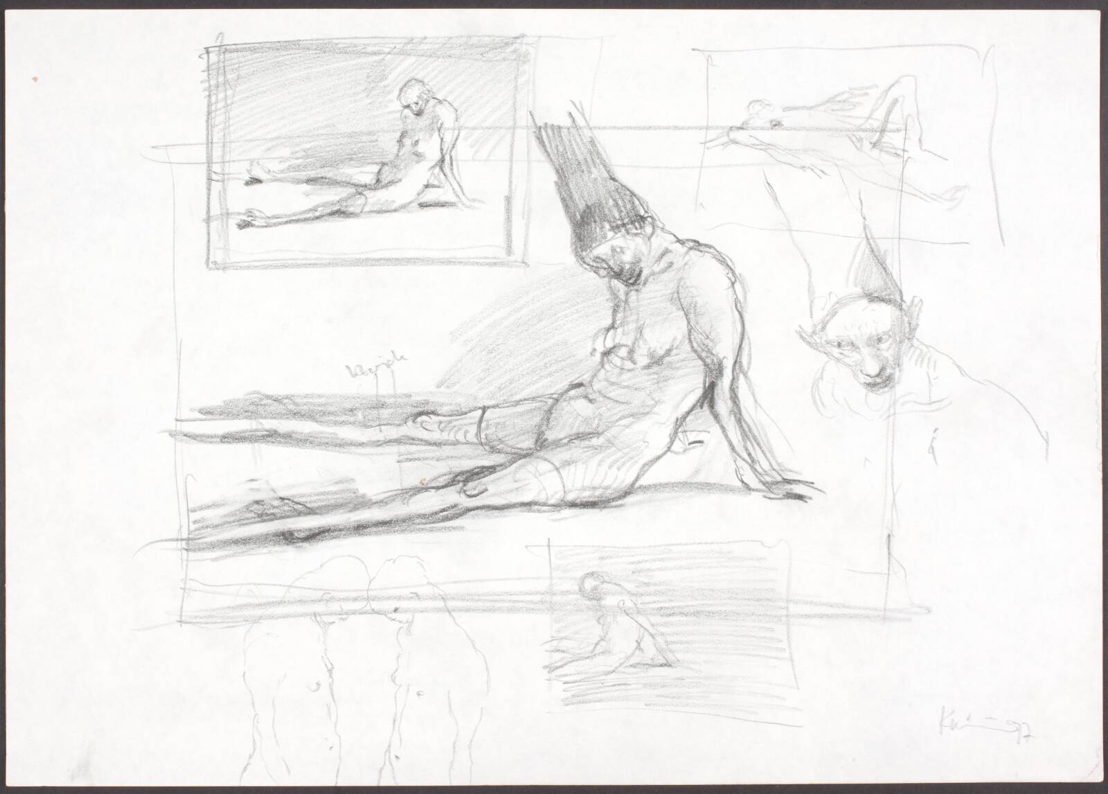Uden titel, Michael Kvium, 1997