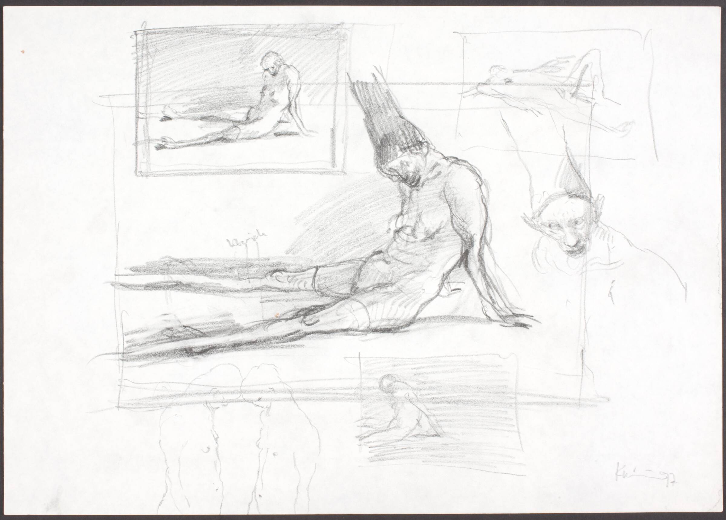Uden titel, Michael Kvium, 1997