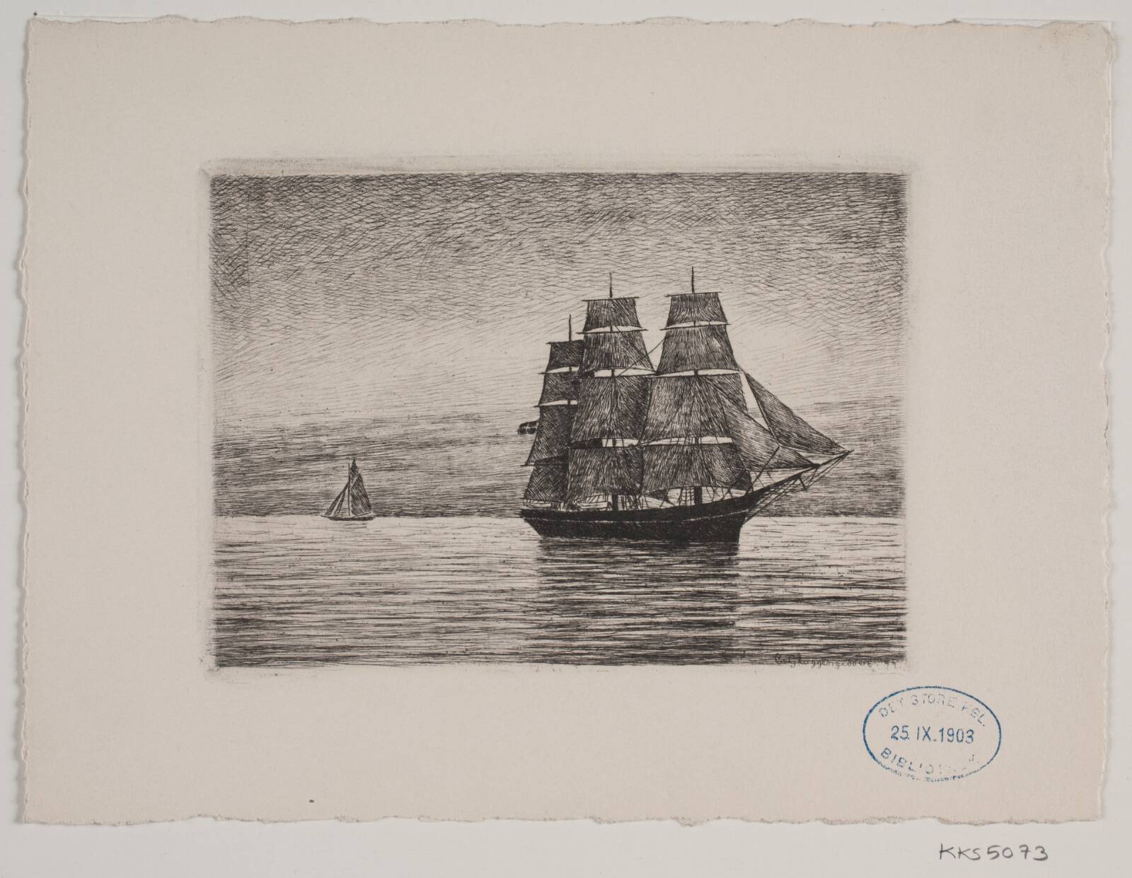 Søstykke, Conrad Andreas Markus Gloggengisser, 1899