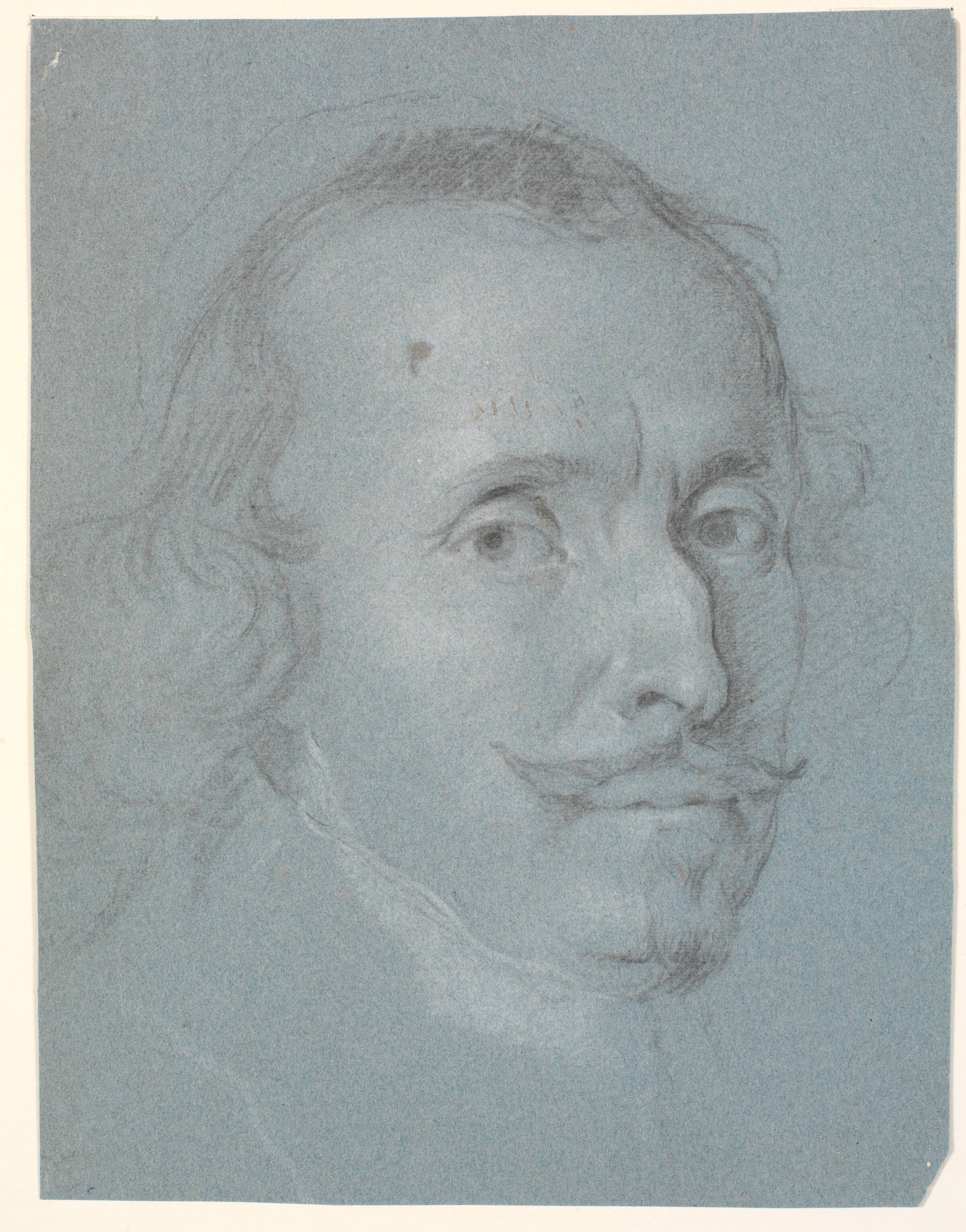 Mandligt portræthoved, Heinrich Dittmers, 1625-1677