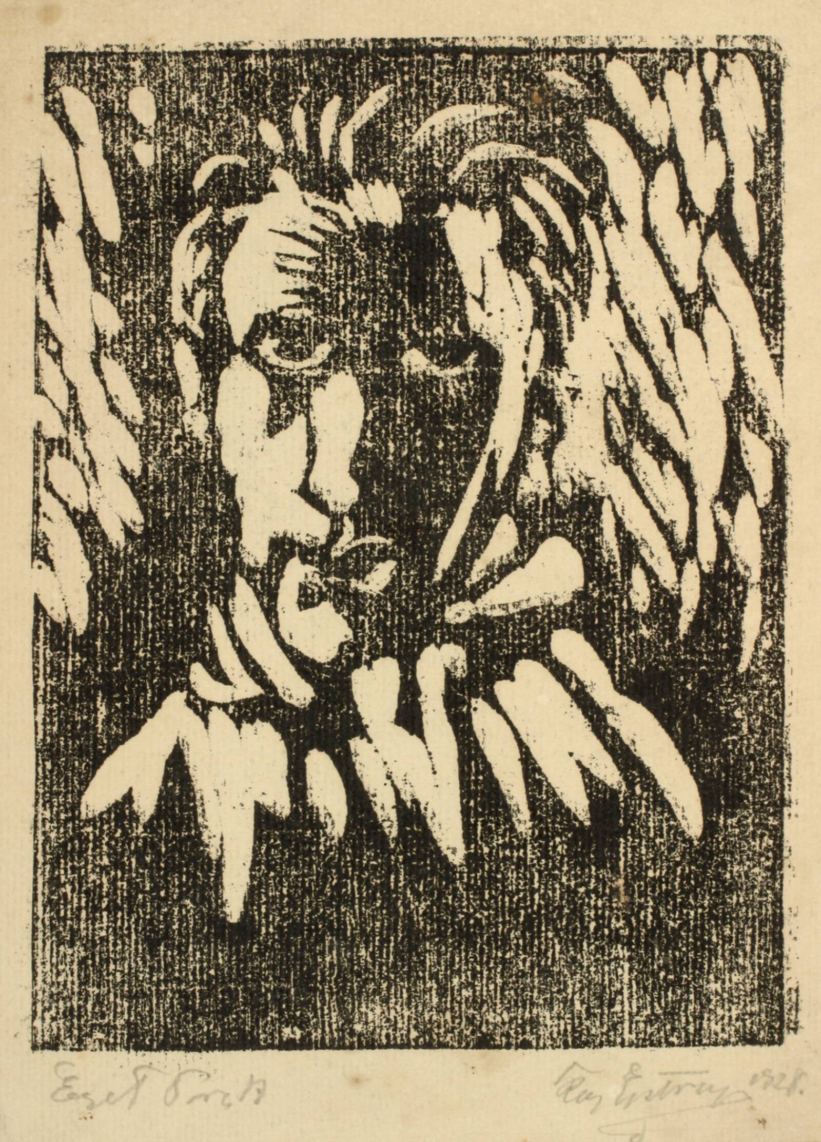 Selvportræt, Kaj Ejstrup, 1928