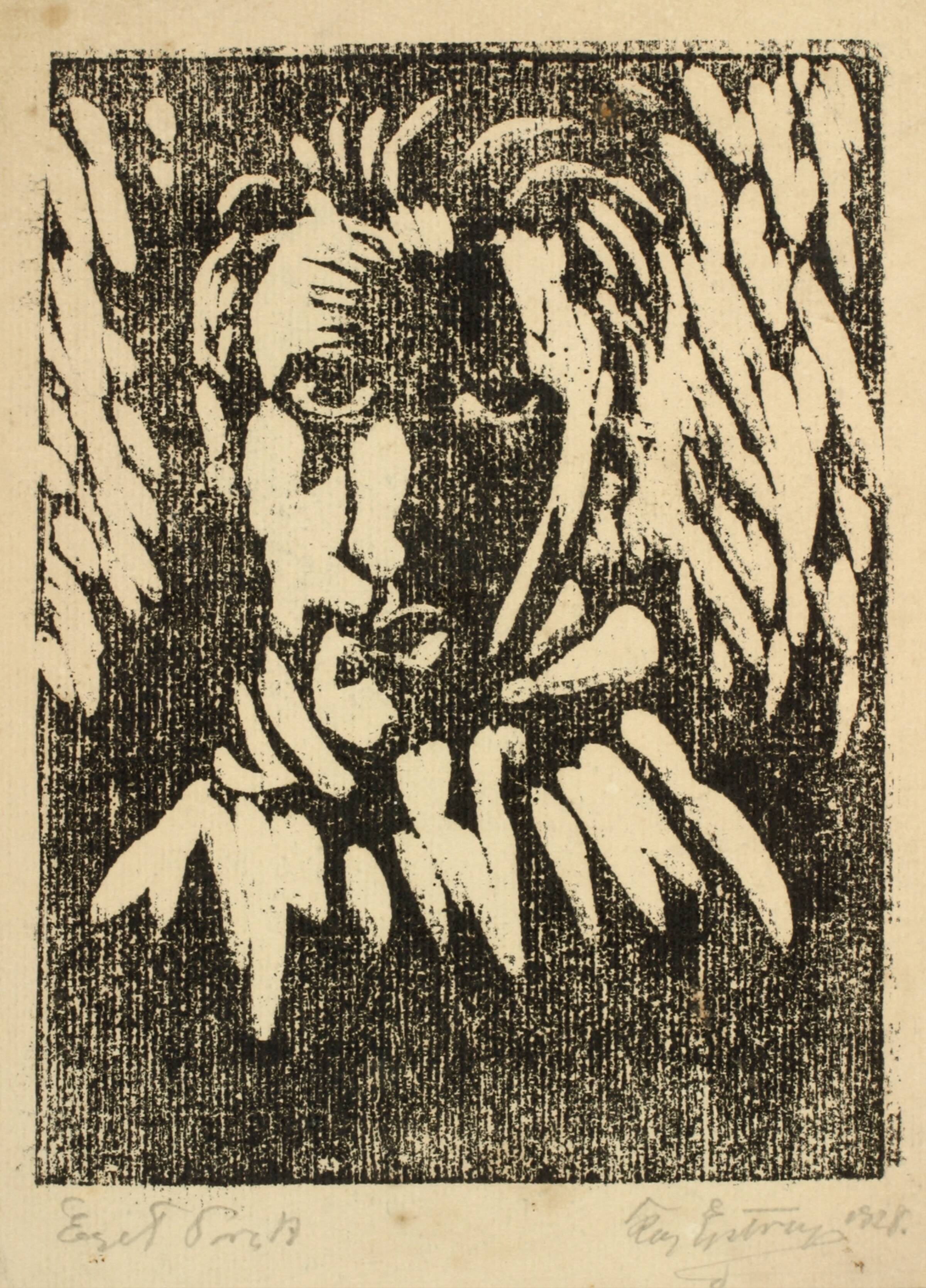Selvportræt, Kaj Ejstrup, 1928