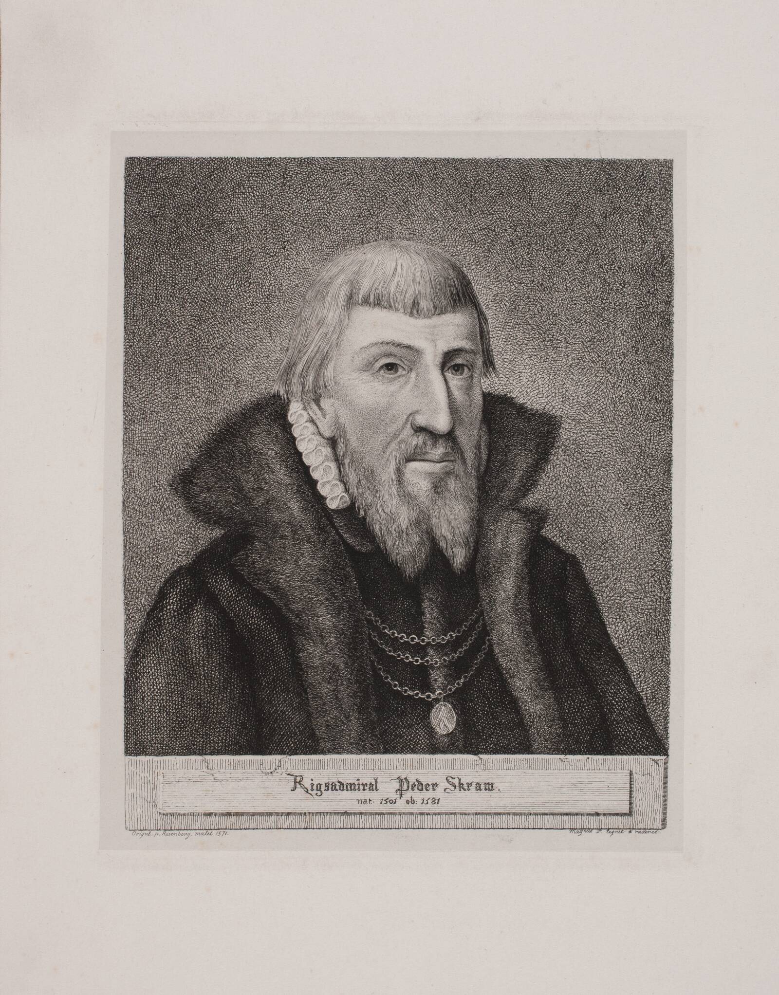 Peder Skram, Julius Magnus-Petersen, 1864