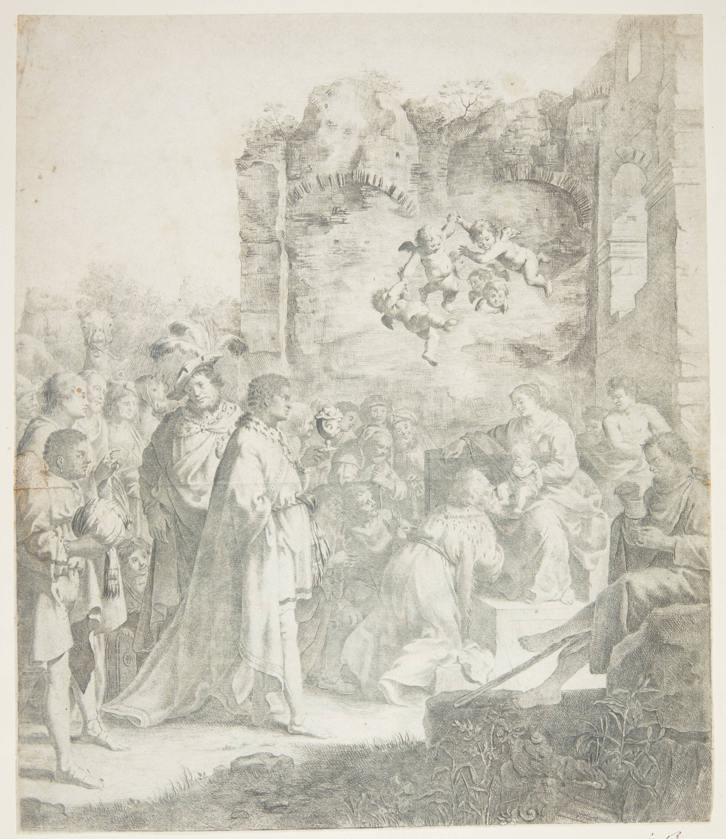 Kongernes tilbedelse, Jan Gerritsz van Bronchorst, 1603-1661