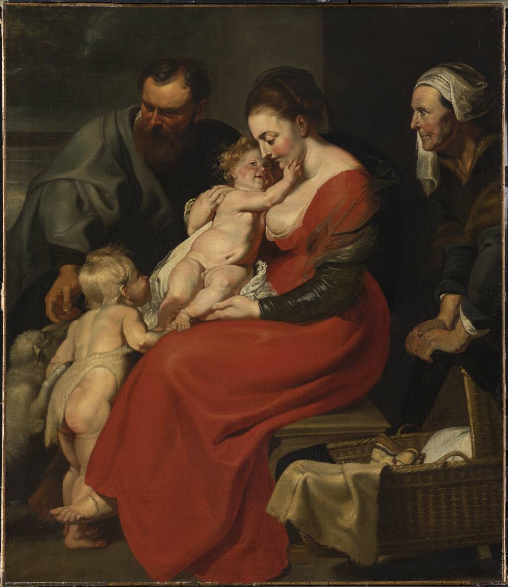 Den hellige Familie, Jan van den Hoecke, 1626-1651