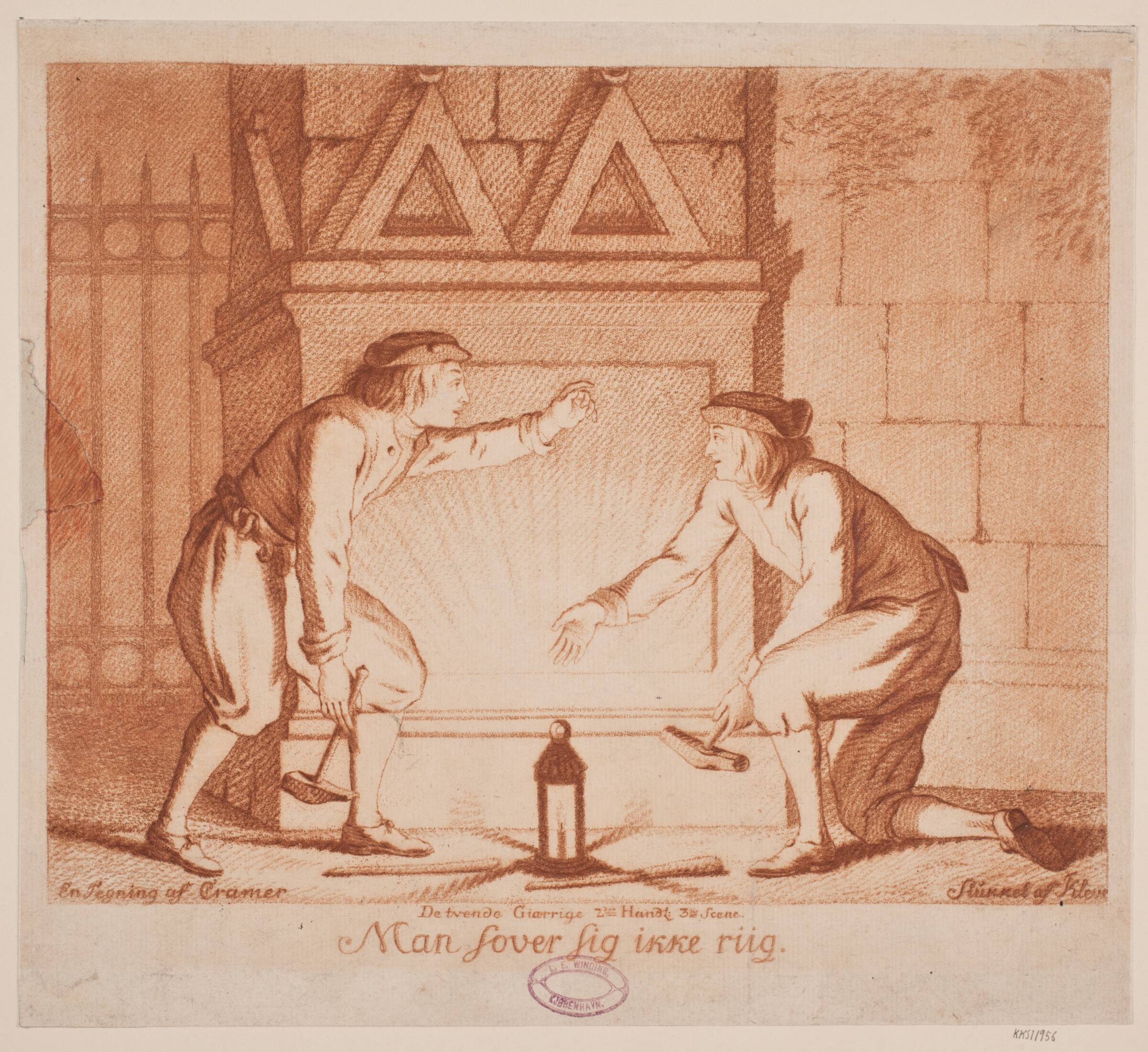 De tvende gerrige. "Man sover sig ikke rig", Terkel Kleve, 1743-1797