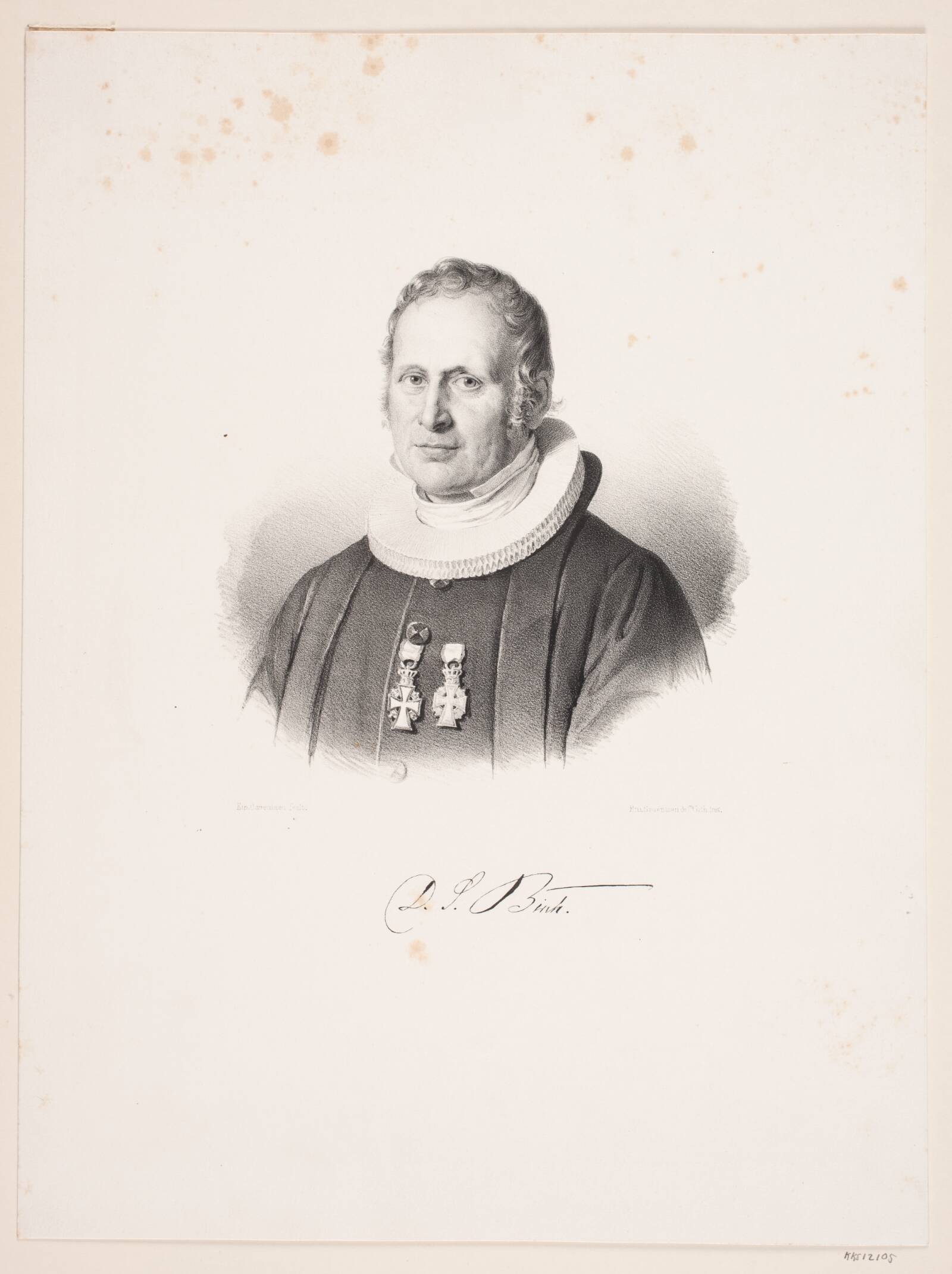 D. S. Birch, Emil Ditlev Bærentzen, 1845