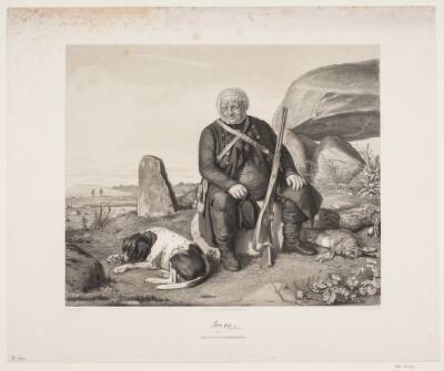 Skovrider C.R. Brem ved Gisselfeld Kloster