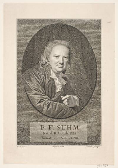 Portræt af P. F. Suhm