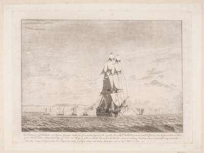 Kampen mellem 6 danske kanonbåde og det engelske linieskib Dictator, 26. juni 1808