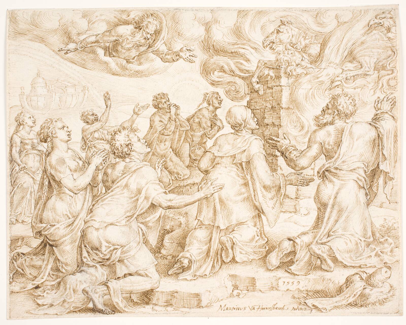 Noa's offer, Maarten van Heemskerck, 1559