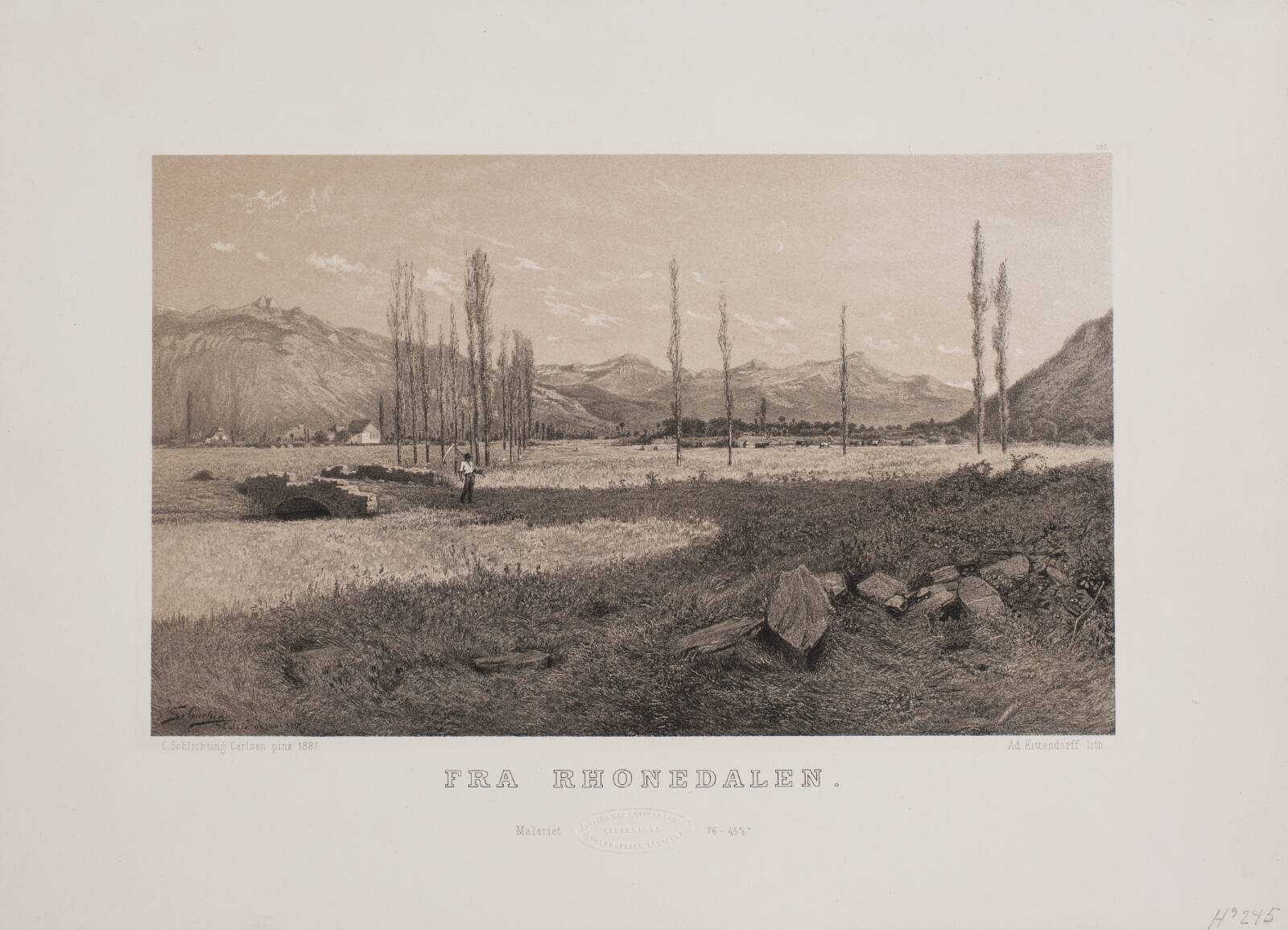 Fra Rhondalen, Adolph Kittendorff, 1880-1889