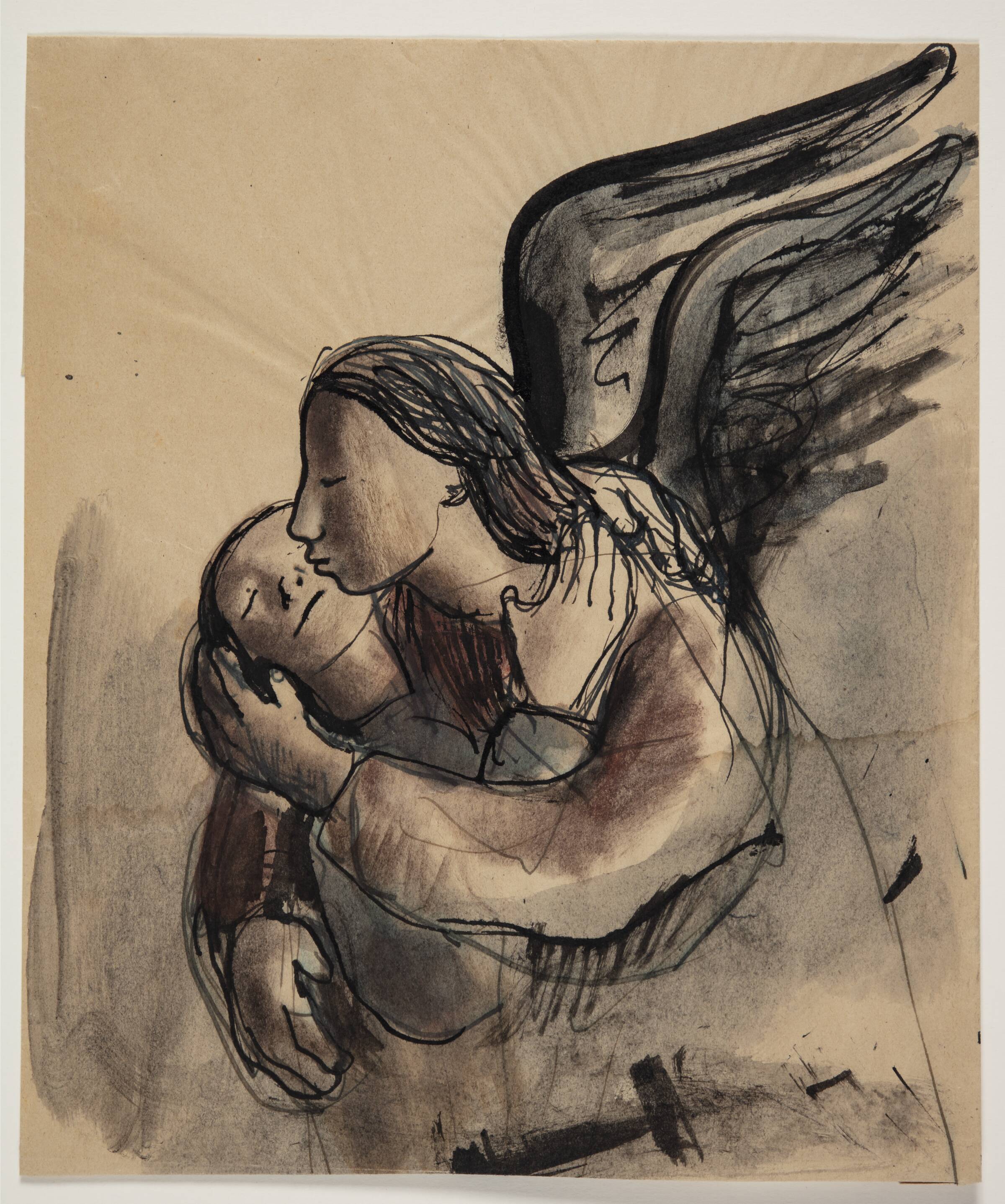 Engel med barn, Elisa Maria Boglino, 1928