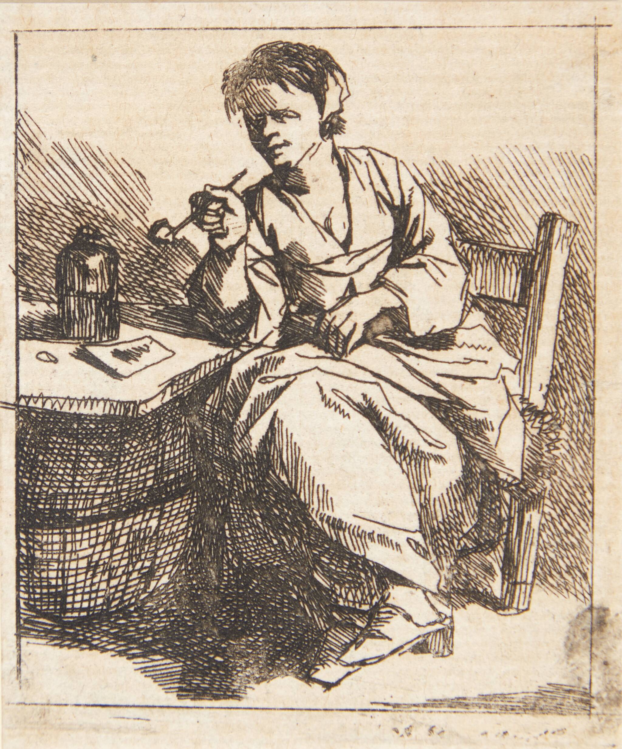 Rygende kvinde