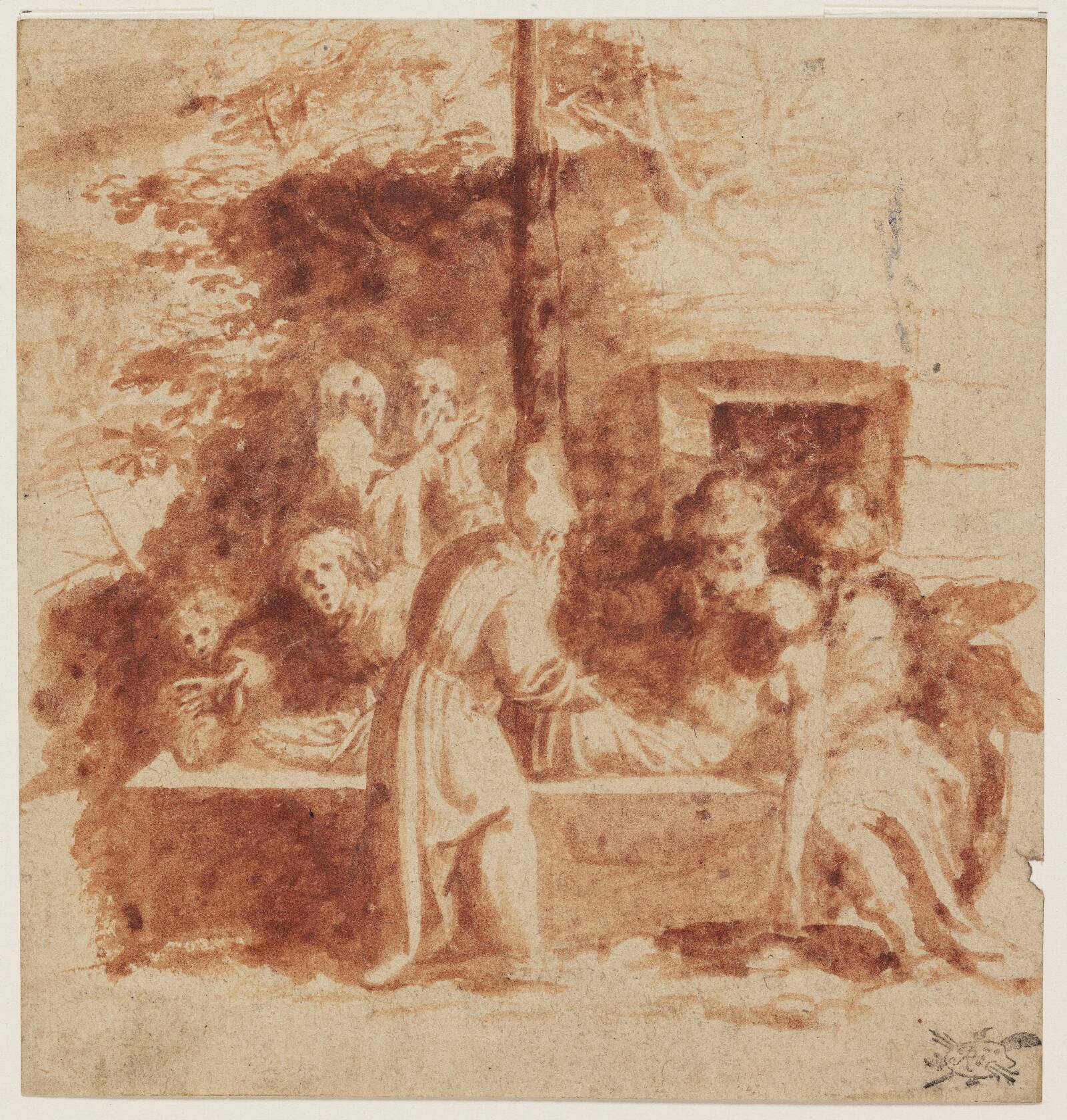 Kristi gravlæggelse, Bernardino Campi, 1522-1592