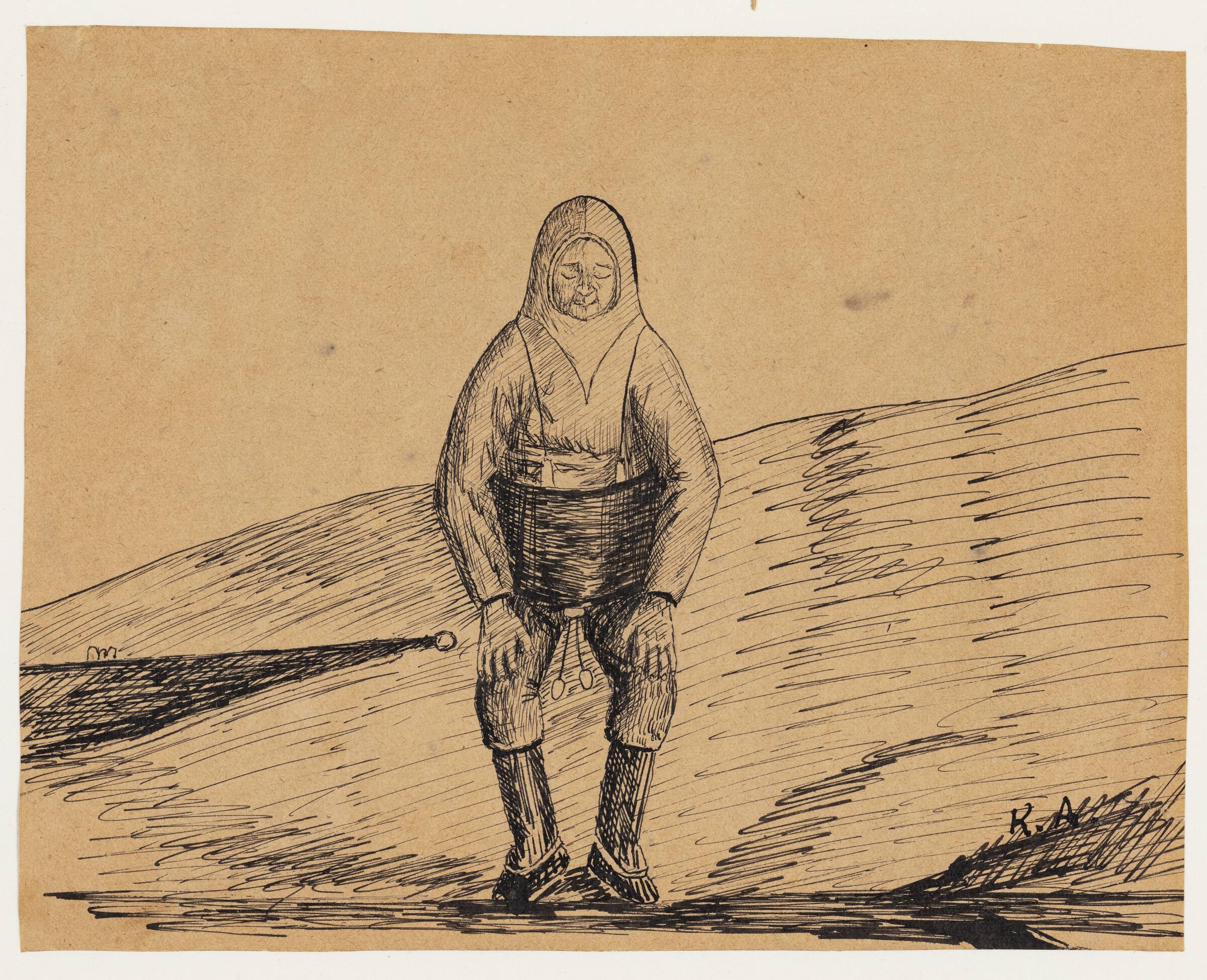 Motiv fra et østgrønlandsk sagn, Kaarale Andreassen, 1927-1928