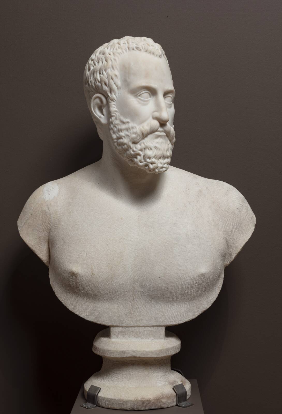 Bust of Ottavio Farnese. Duke of Camerino, Parma and Piacenza, by Alessandro Vittoria, 1540-1608