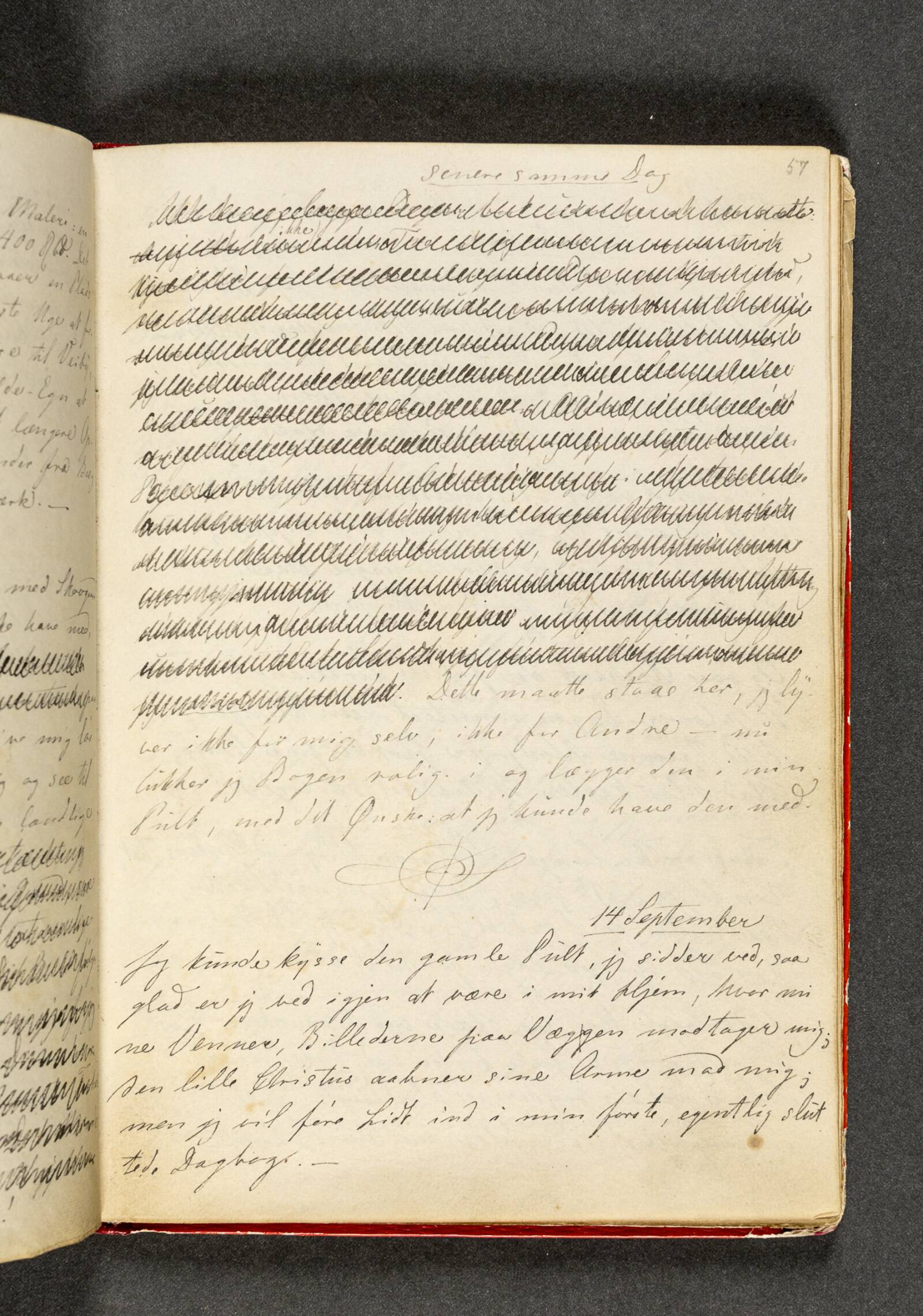 Dagbog. Side 57, Johan Thomas Lundbye, 1843