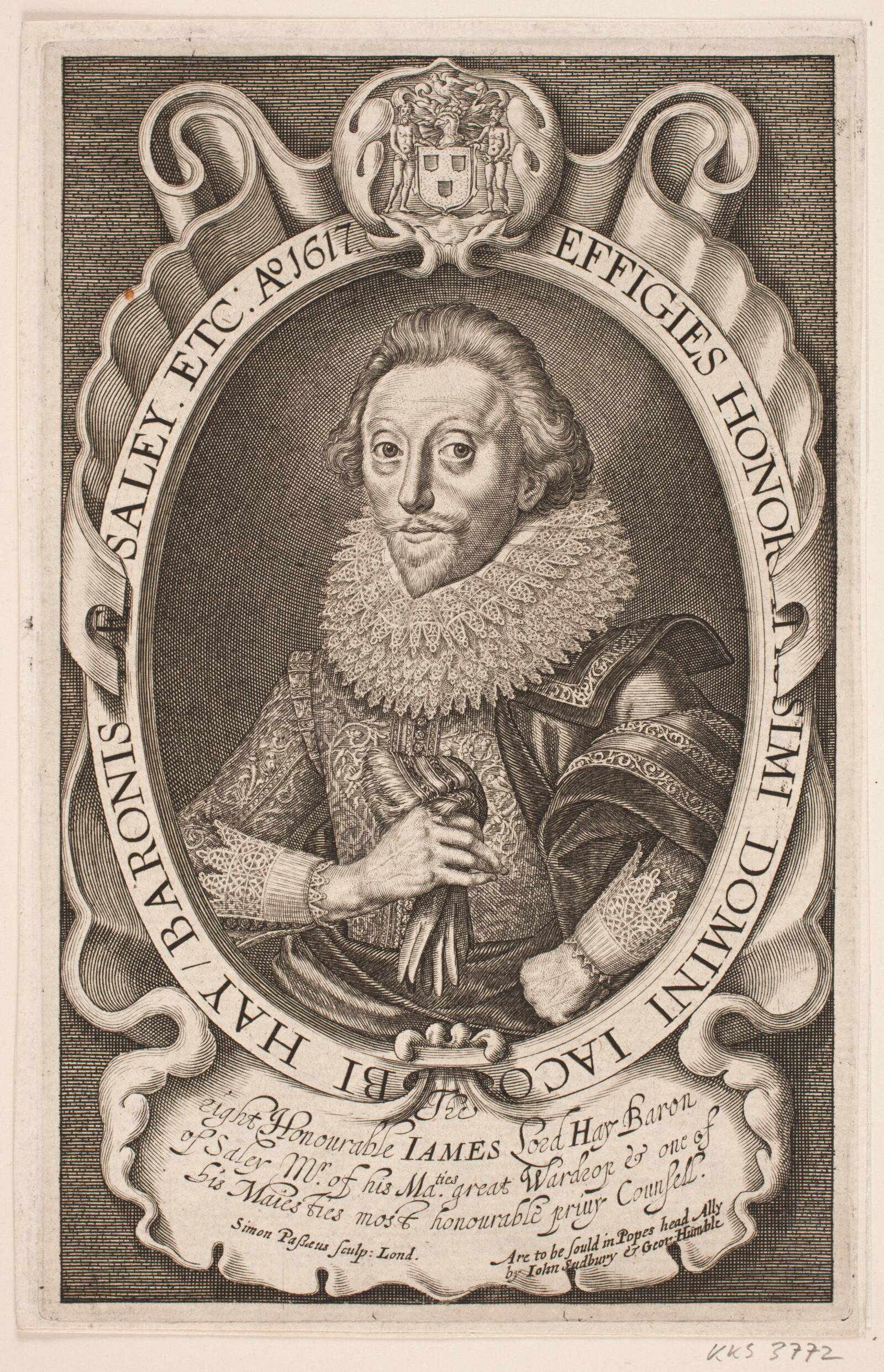 James Hay, baron af Sawley, Simon de Pas, 1617