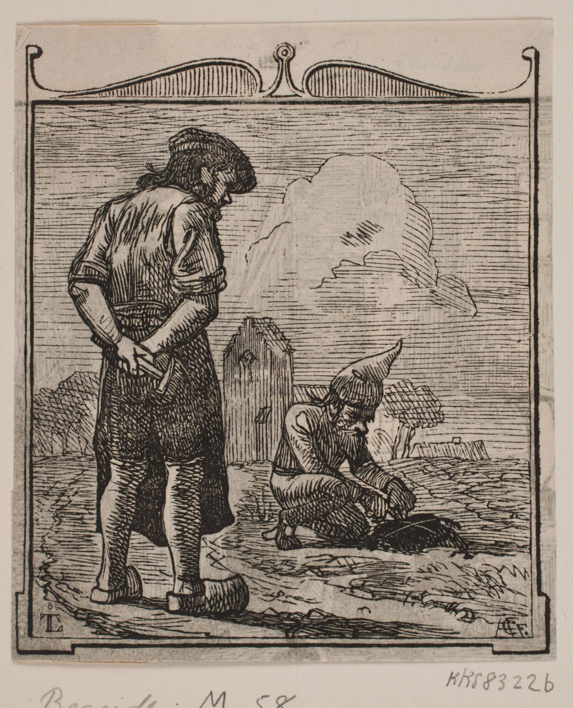 Smeden i Boeslumby, Andreas Flinch, 1842