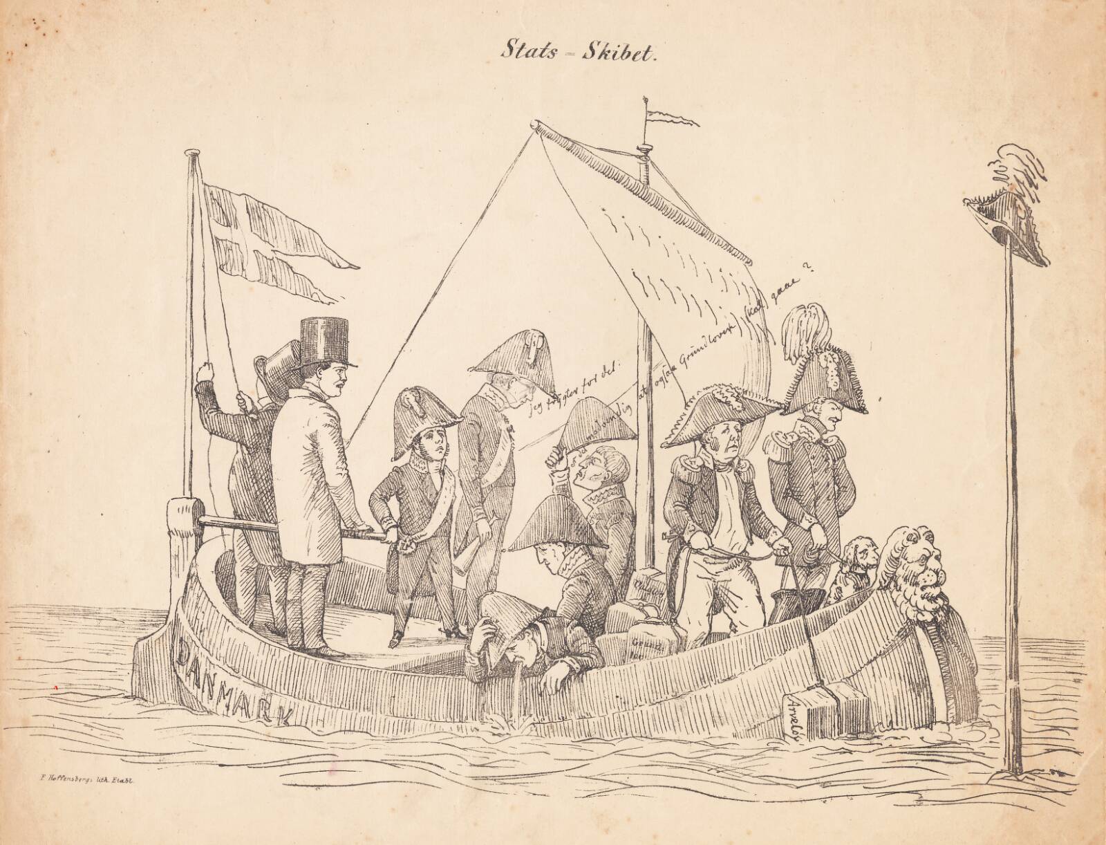 Statsskibet, P.C. Skovgaard, 1852