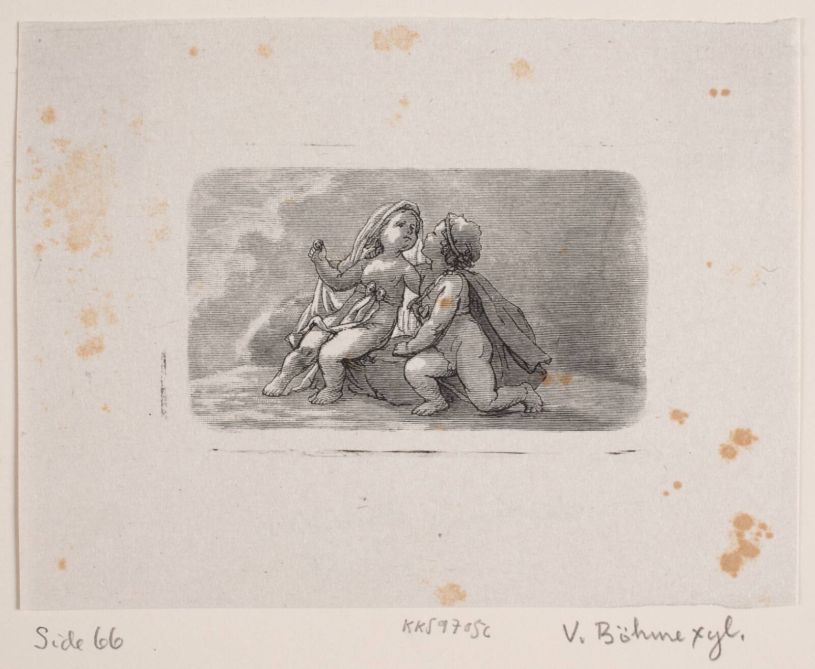 Vignet til "Ringen", Waldemar Bøhme, 1878