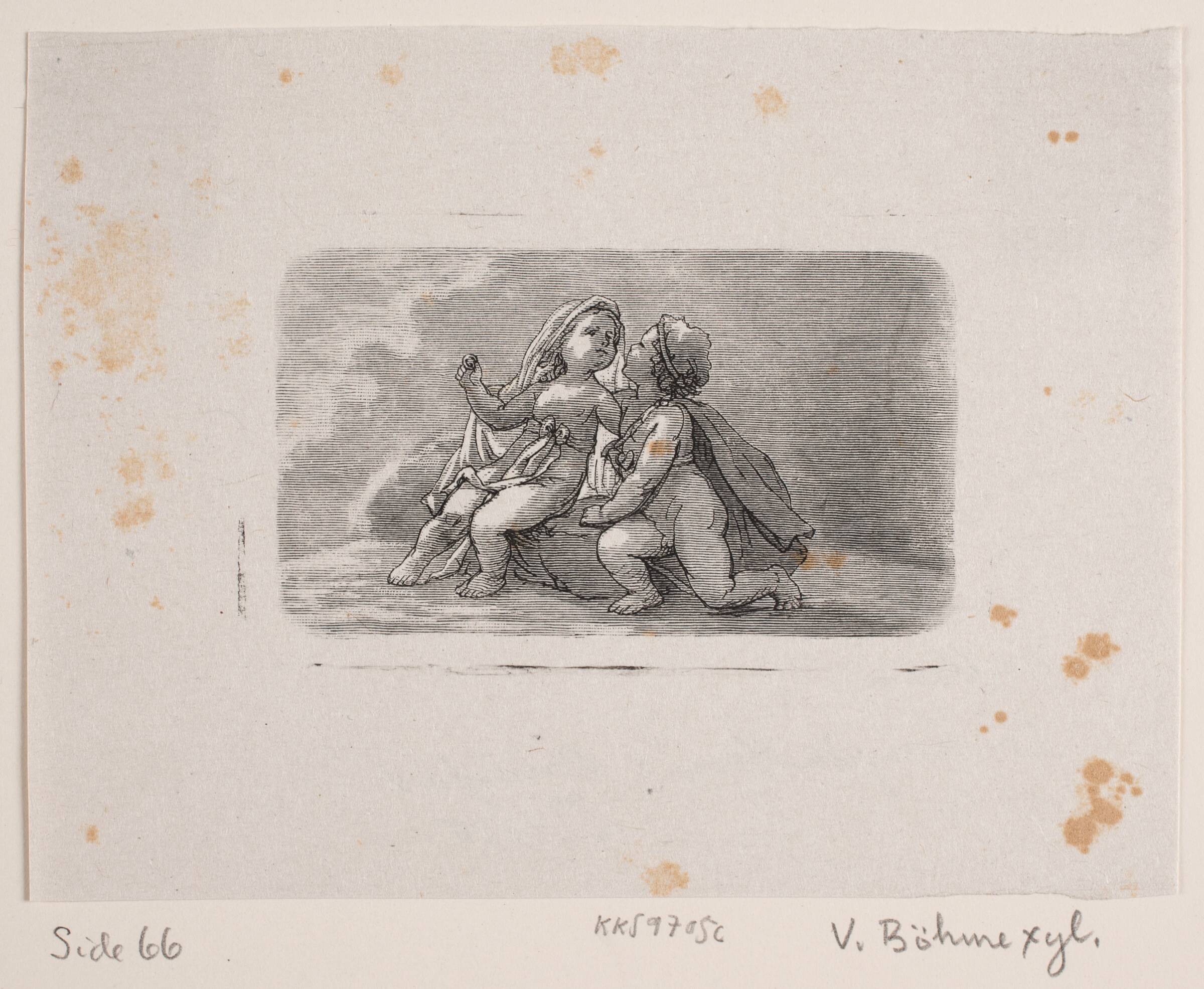 Vignet til "Ringen", Waldemar Bøhme, 1878