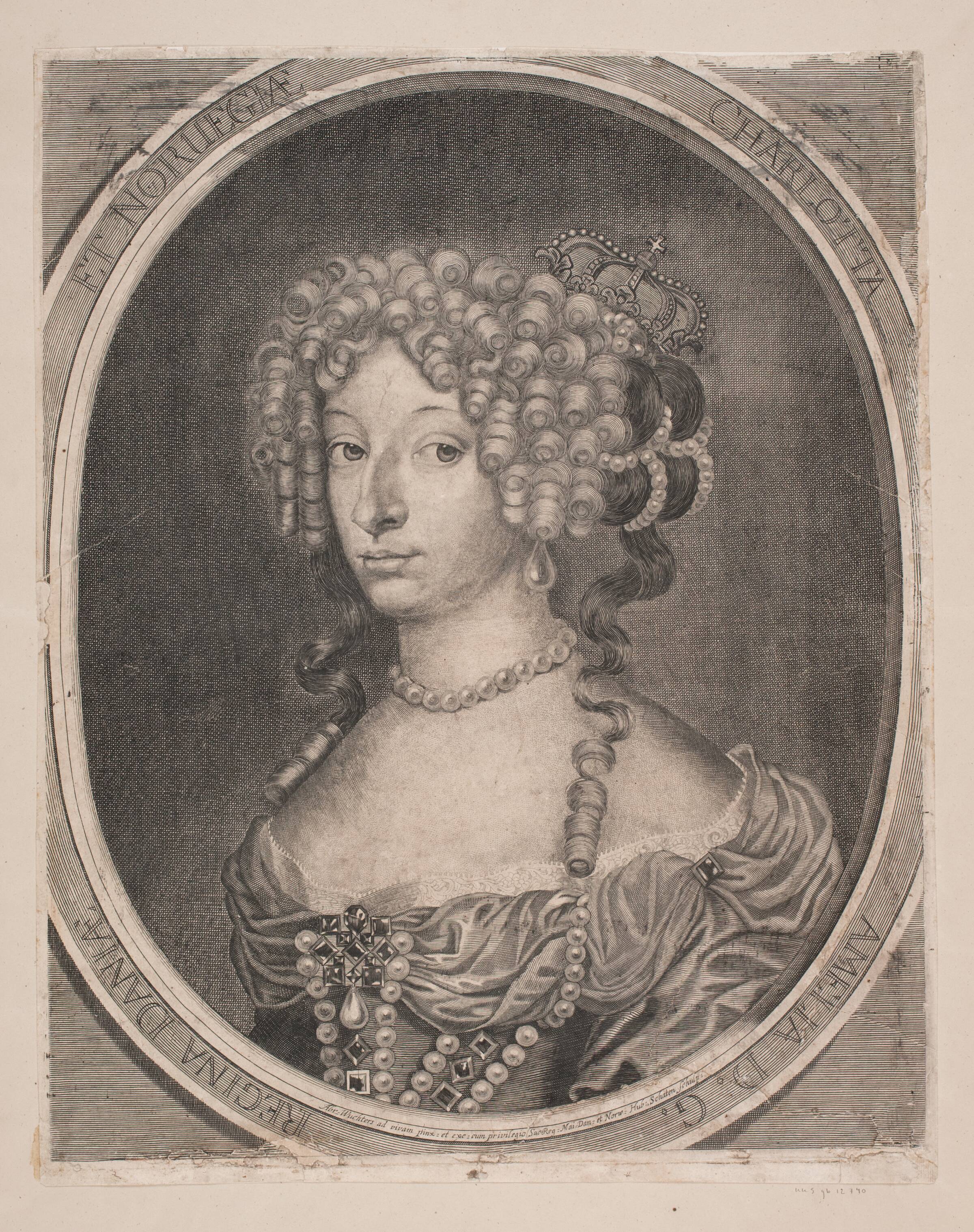 Dronning Charlotte Amalie, Hubert Schaten, 1670-1679