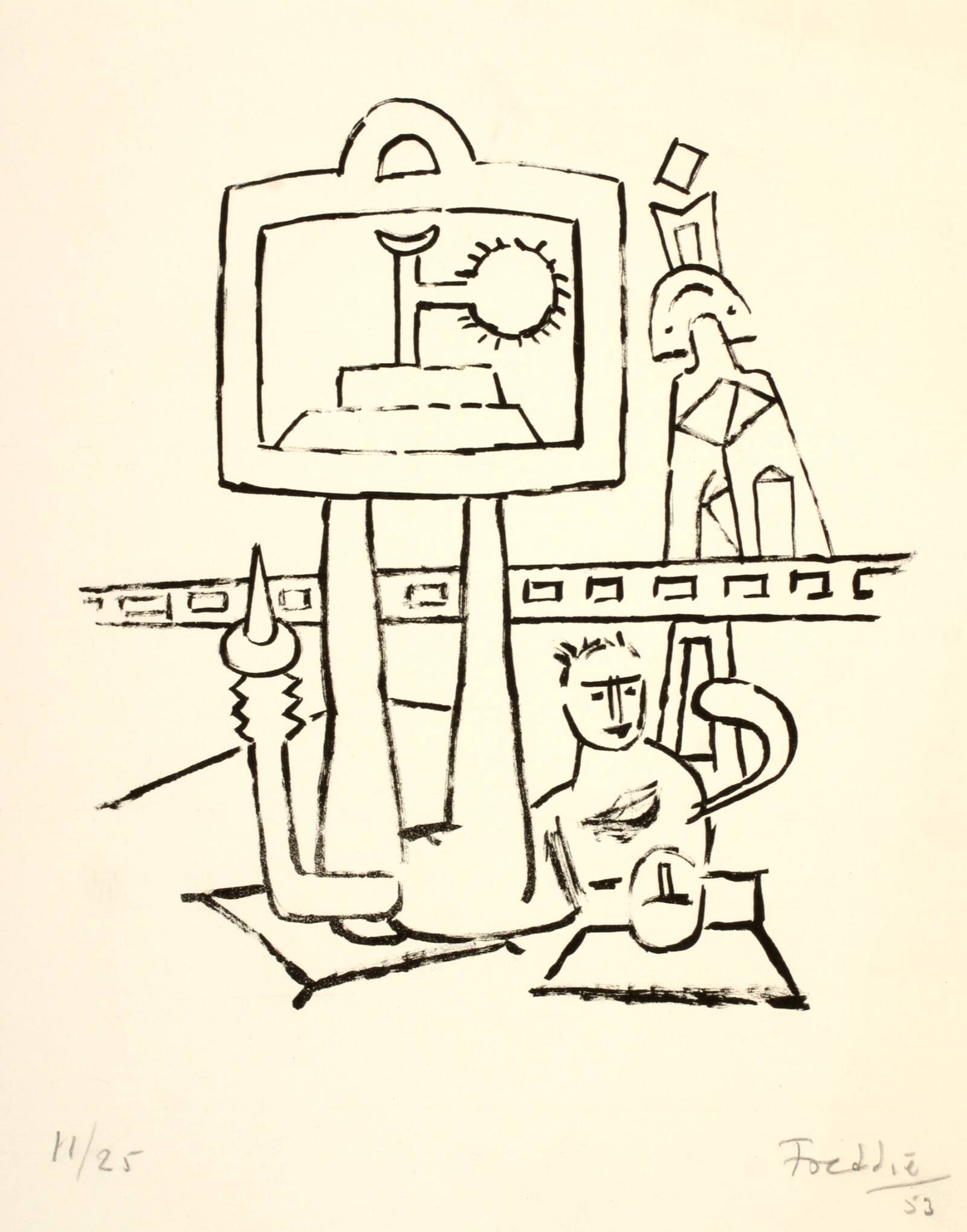 Arena-Komet, Wilhelm Freddie, 1953