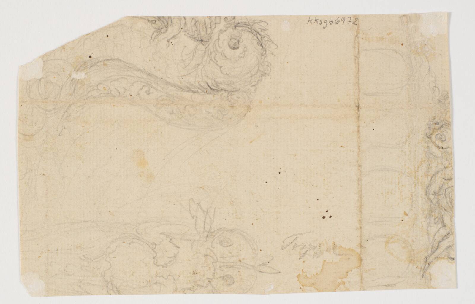 Dekorationsudkast, Marcus Tuscher, 1720-1751