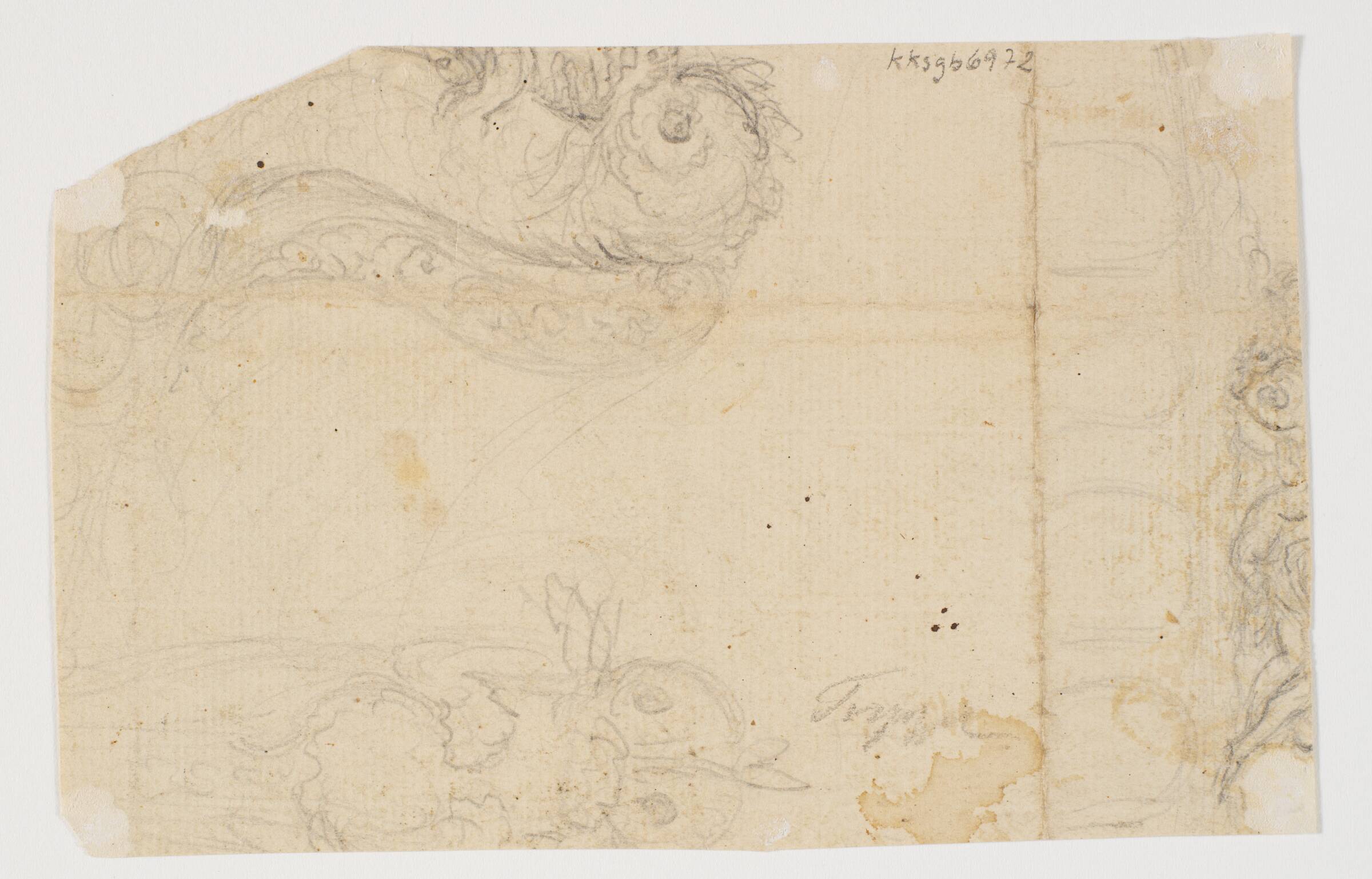 Dekorationsudkast, Marcus Tuscher, 1720-1751