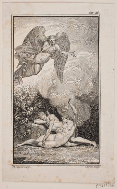Illustration til Johannes Ewalds "Adam og Eva" I