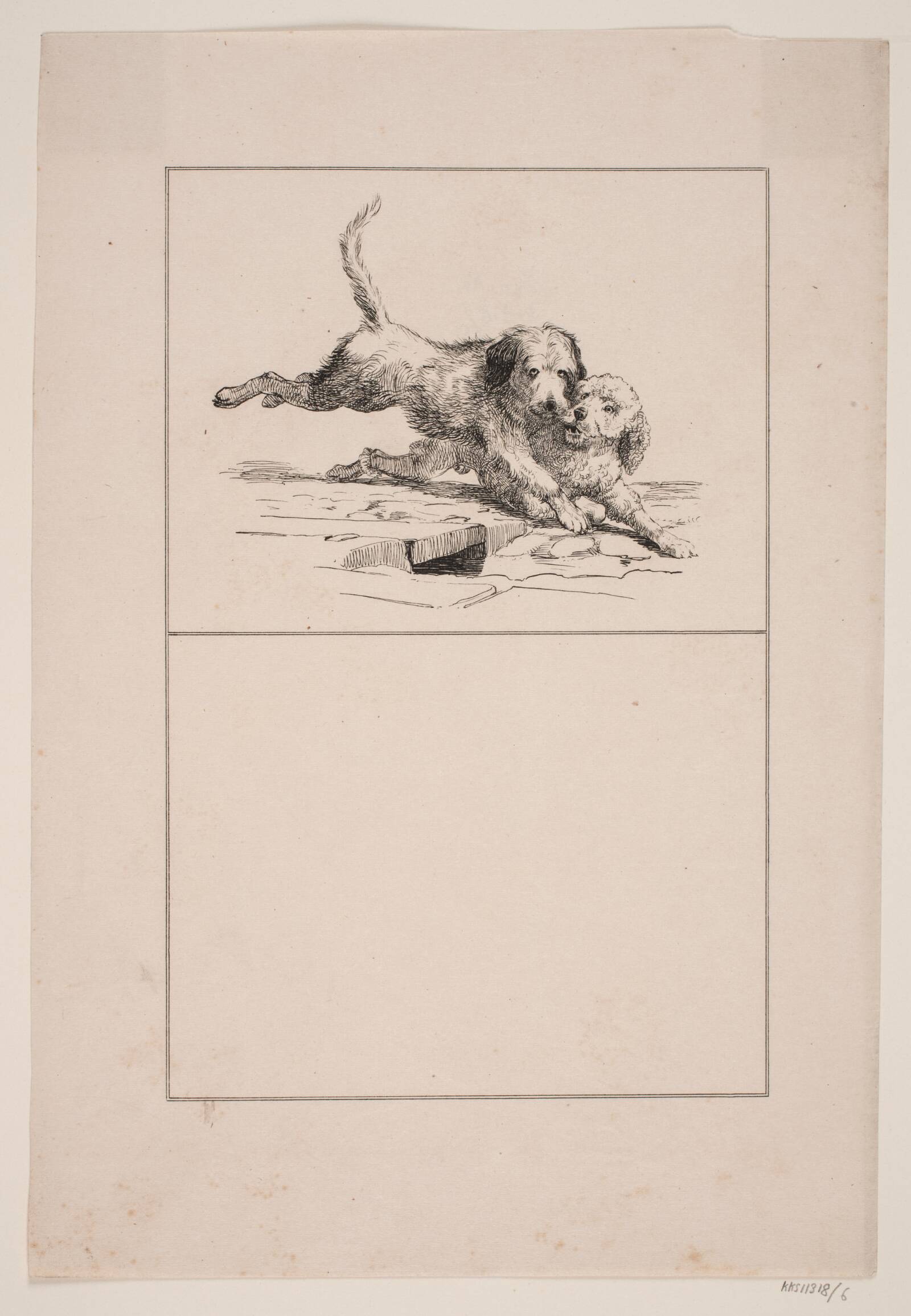 Slagsmålet, Adolph Kittendorff, 1845