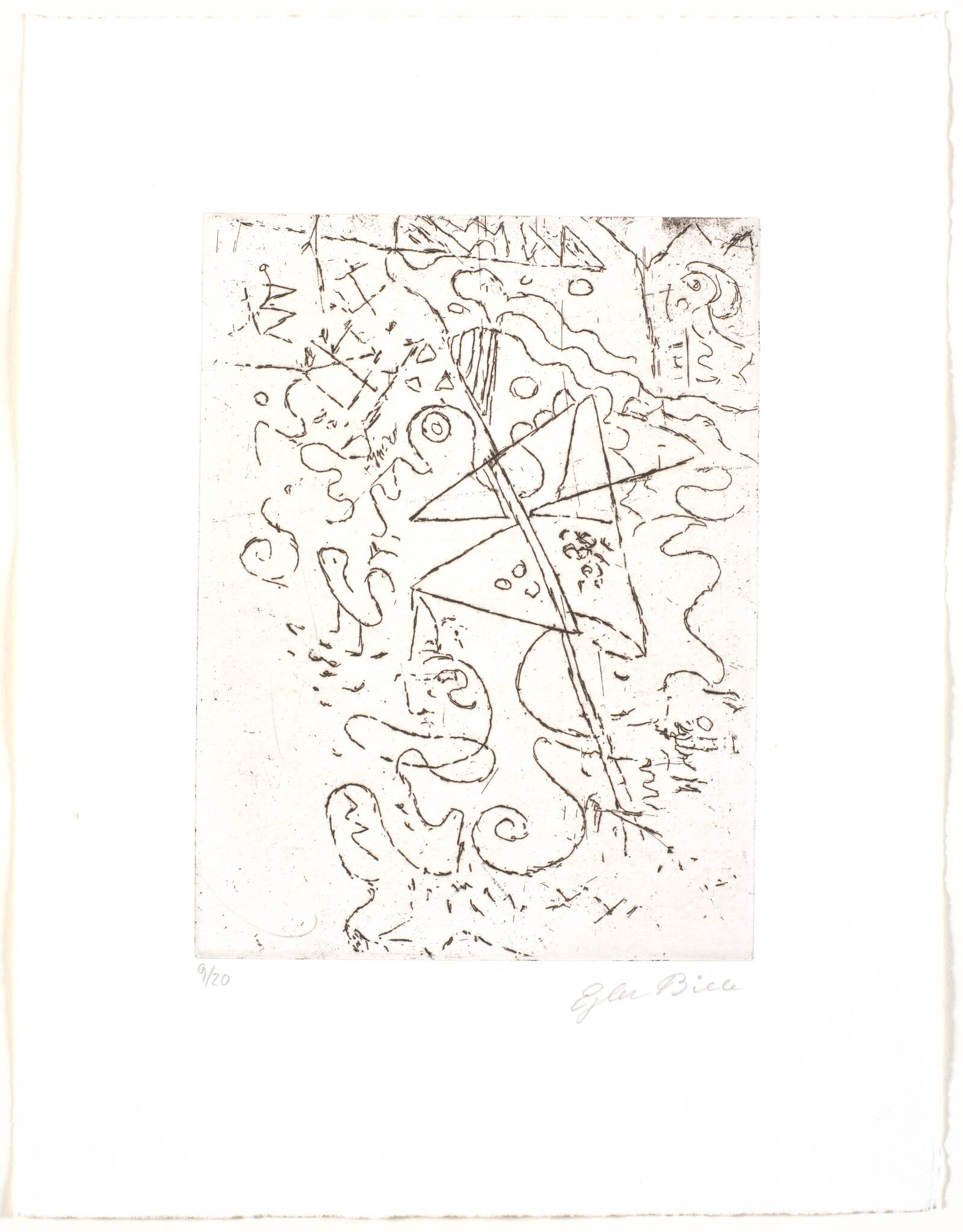 Uden titel, Ejler Bille, 1999