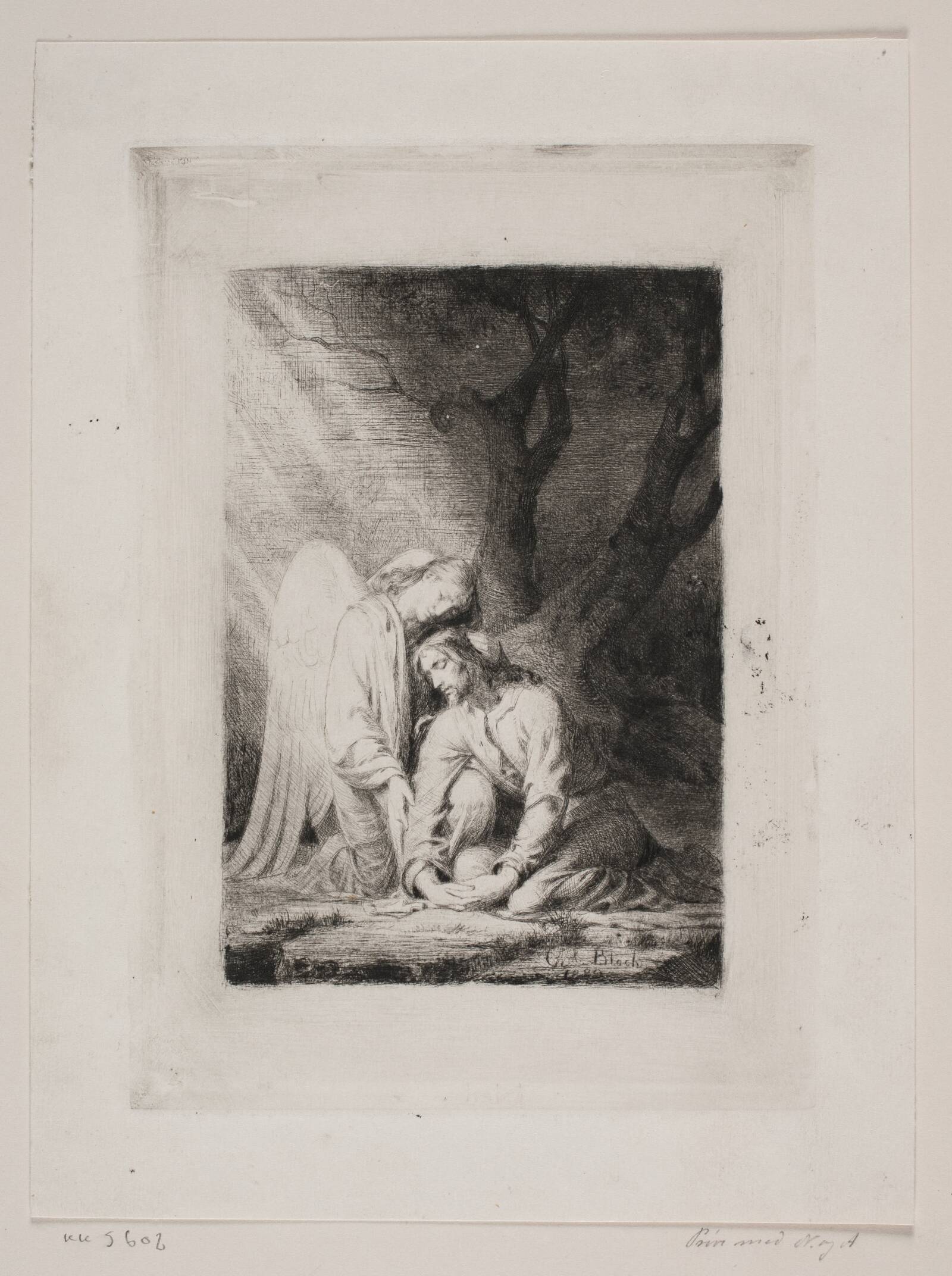 Kristus i Gethsemane, Carl Bloch, 1878-1879