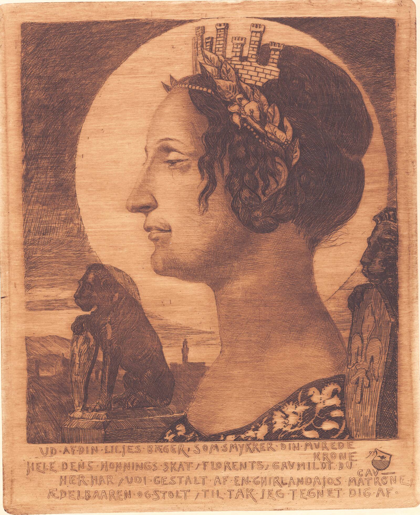 "Firenze", Hans Nikolaj Hansen, 1897