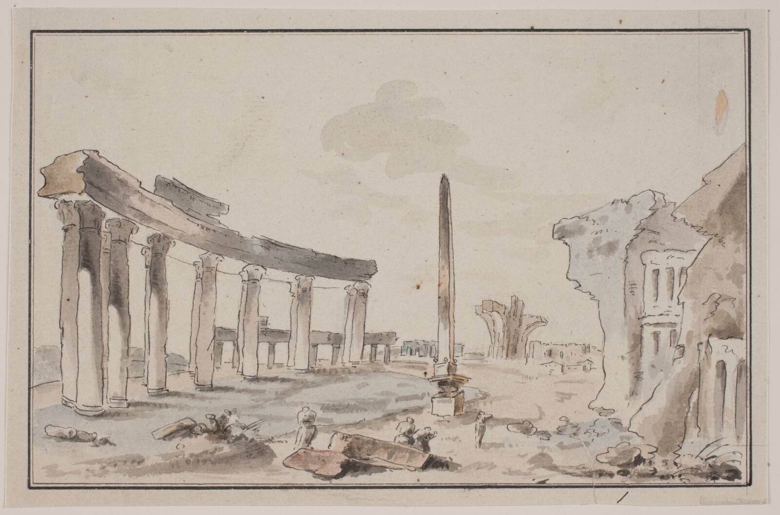 "Romersk" prospekt, Jens Petersen Lund, 1730-1793